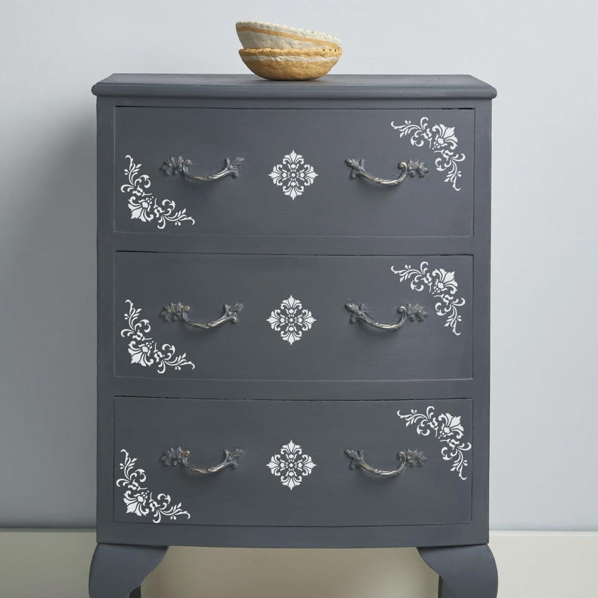 Plantillas de Damask para Paredes 30.48x30.48 cm - 9 Piezas