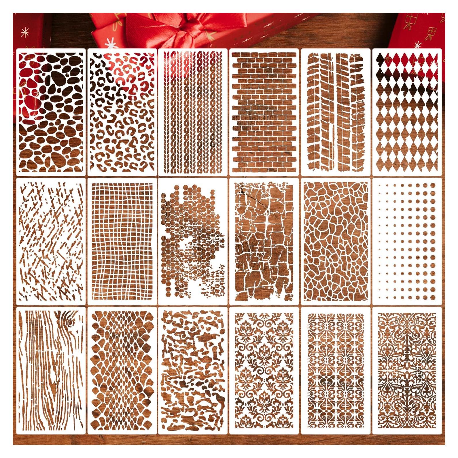 Plantillas de Textura Reutilizables Homeplus007 - 18 Pcs