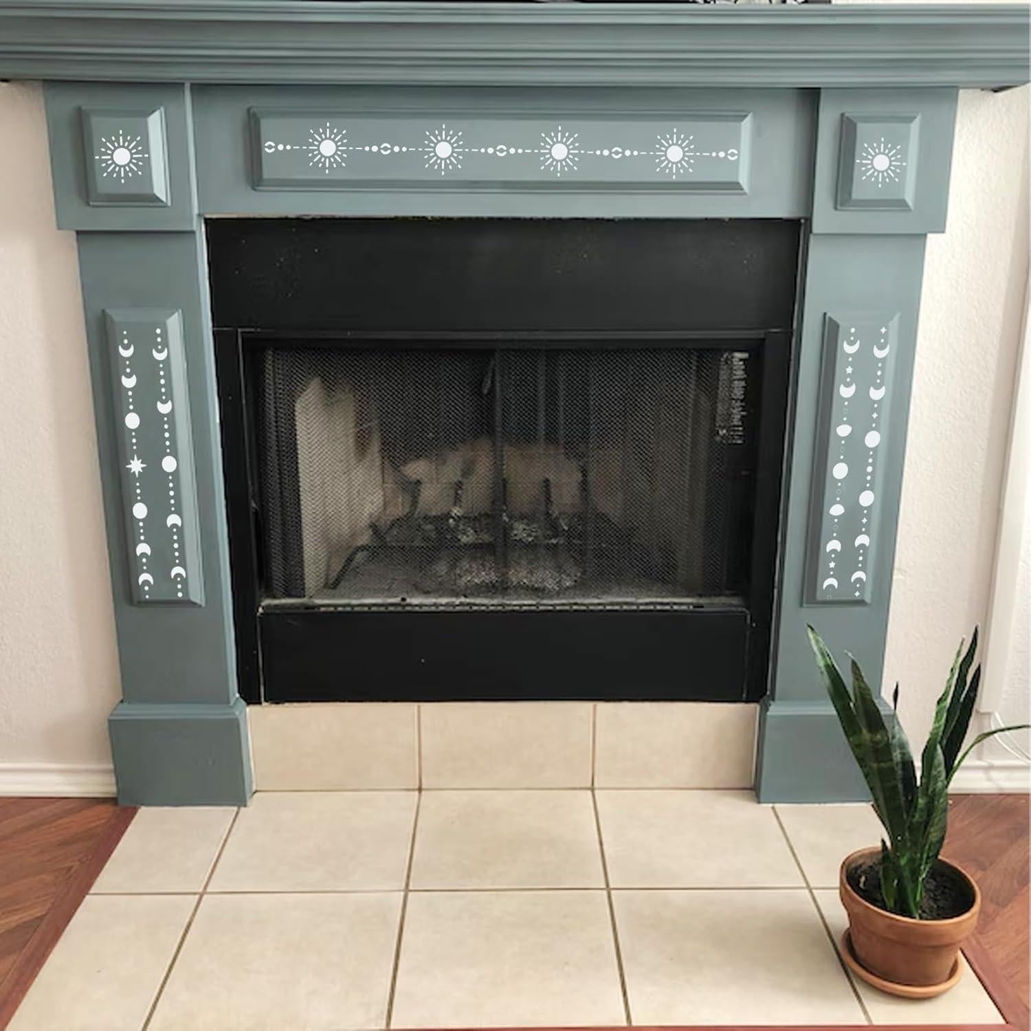 Plantillas de Bordes para Pintar MYJMN - 16 Piezas 30x7.6 cm