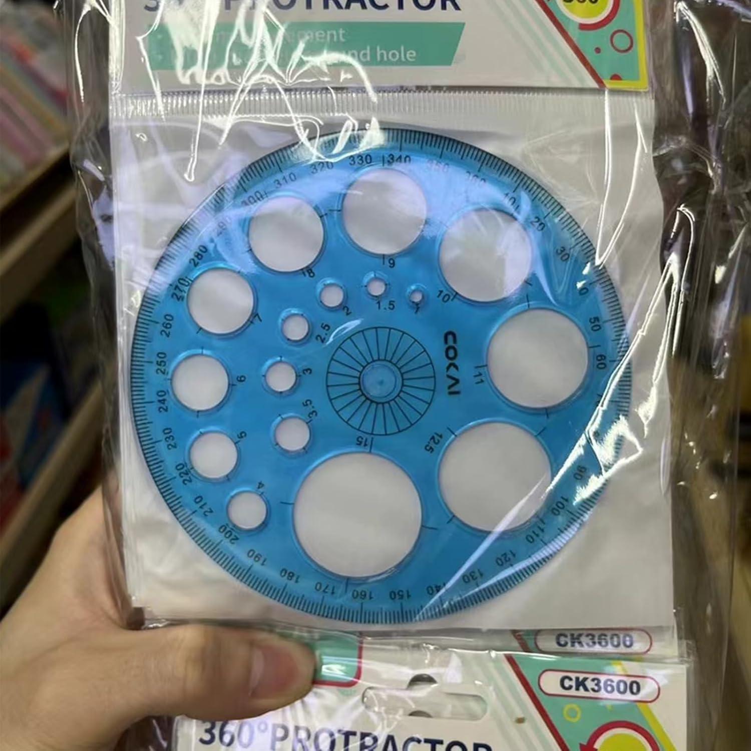 Juego de Plantillas Geométricas QidaiaLuck - 2 Piezas