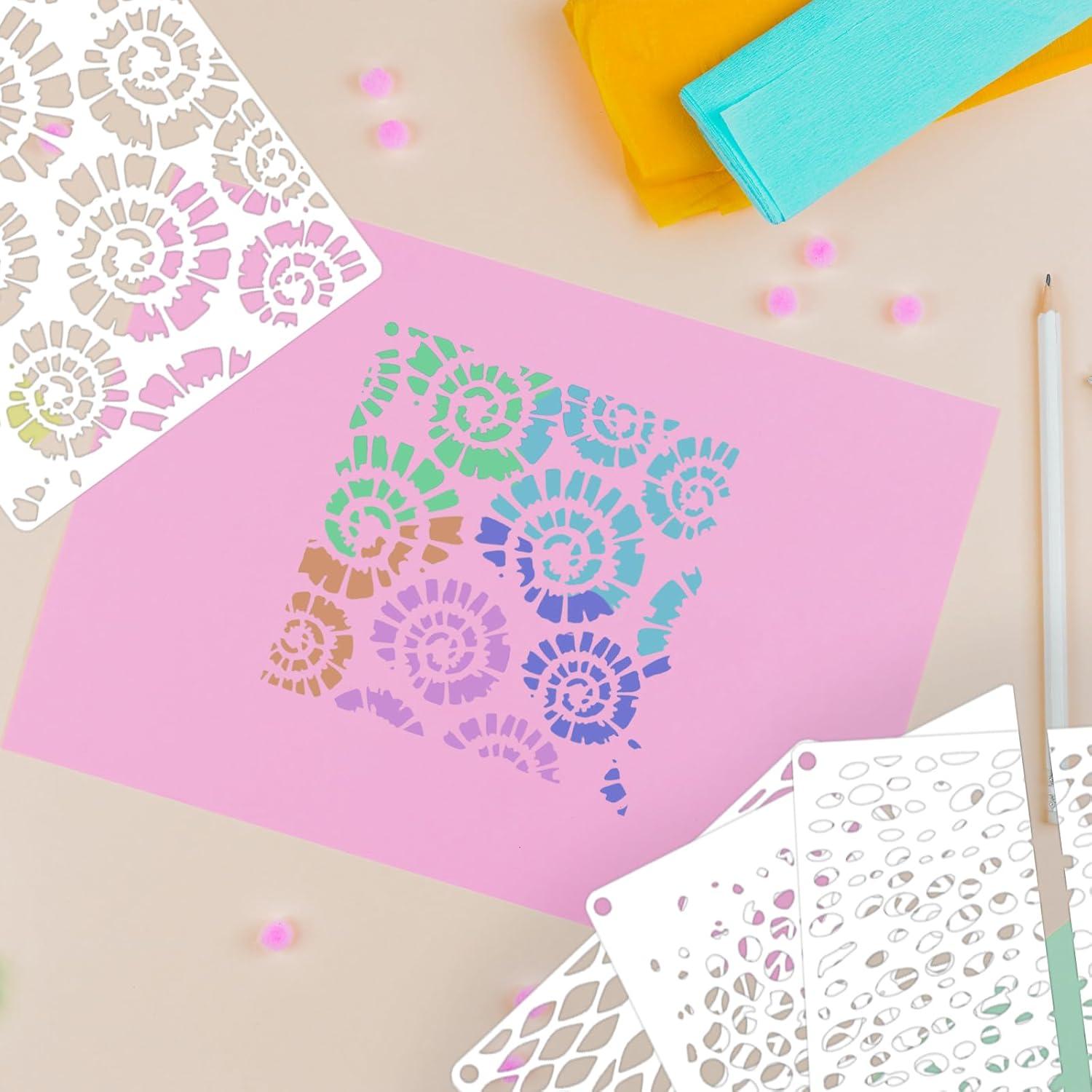 16 Plantillas Reutilizables para Pintura CIATBYYJ 15.24 cm