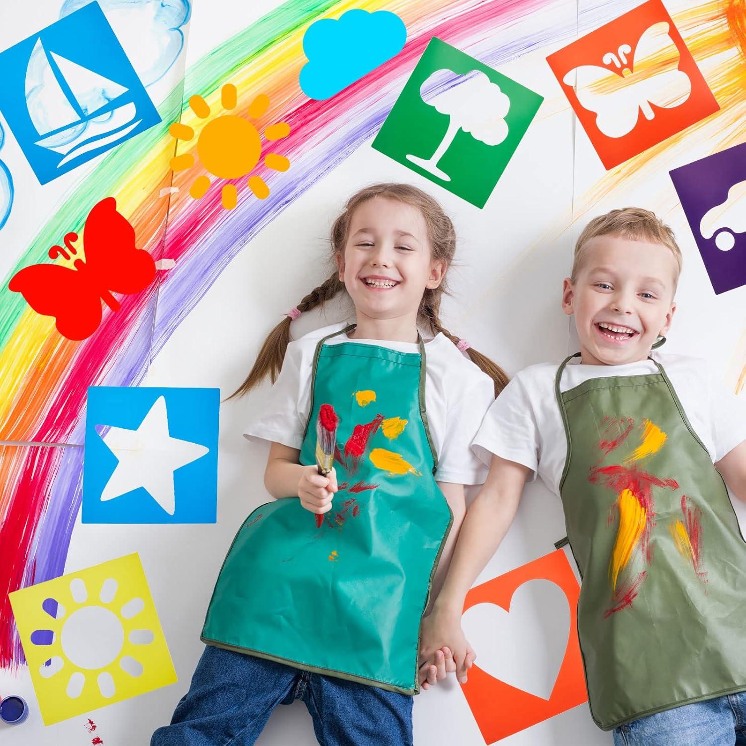 Plantillas de Dibujo Epakh 24 Piezas para Niños 20.32 cm