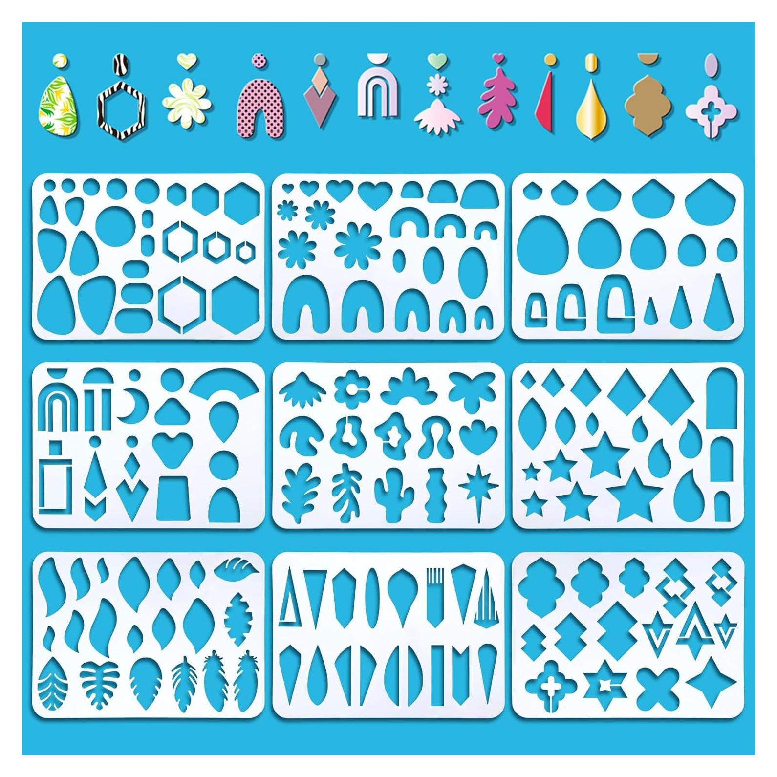 Plantillas de Joyería Reutilizables ORIGACH 9 Pcs 30x21 cm