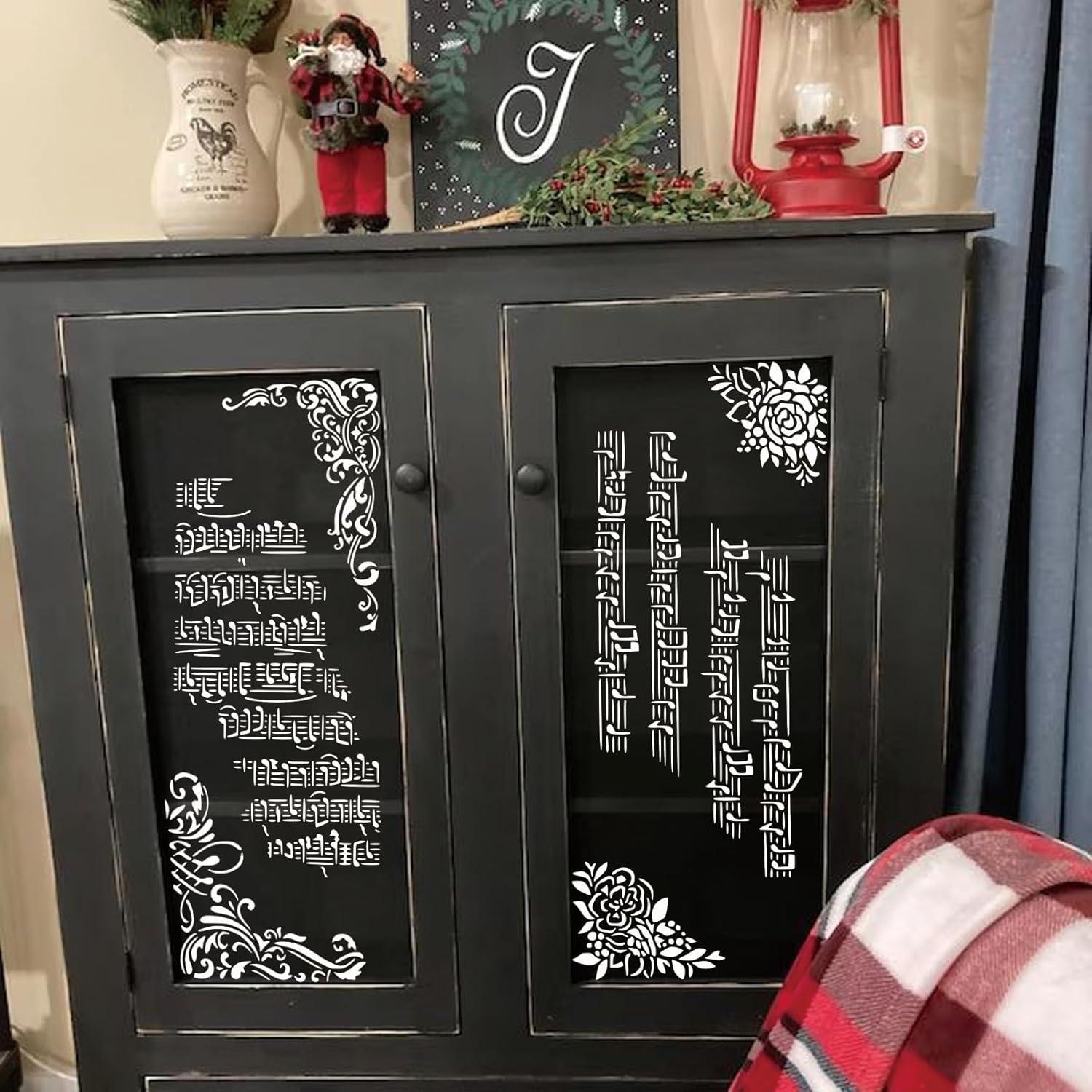 Plantillas para Manualidades Boqon - 8 Piezas Ramas y Notas Musicales