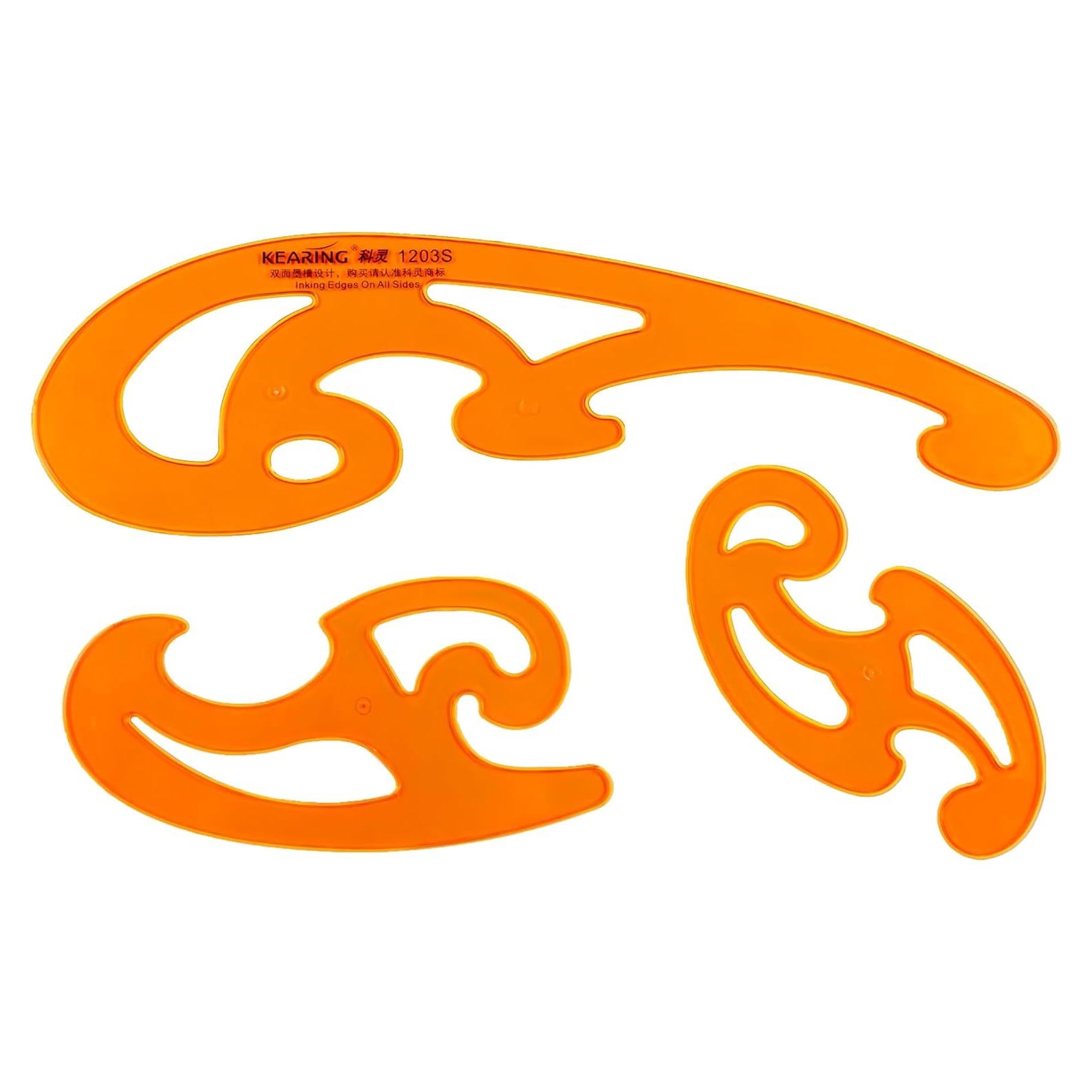 Conjunto de Plantillas de Curva Francesa KEARING 3 Piezas