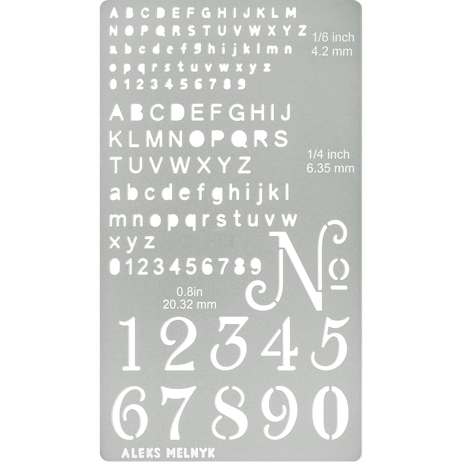 Plantillas de Metal Makeselife para Bullet Journaling A5