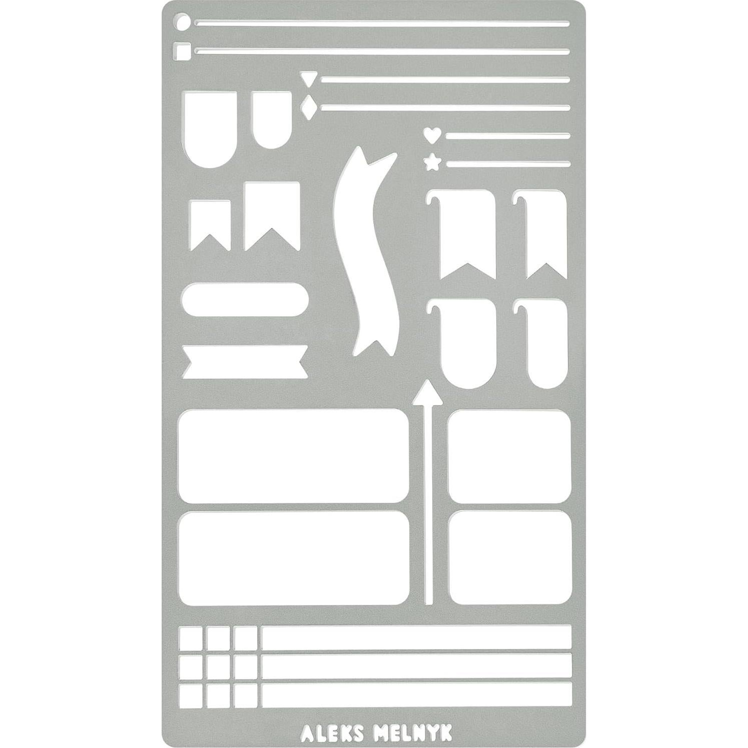 Plantillas de Metal Makeselife para Bullet Journaling A5