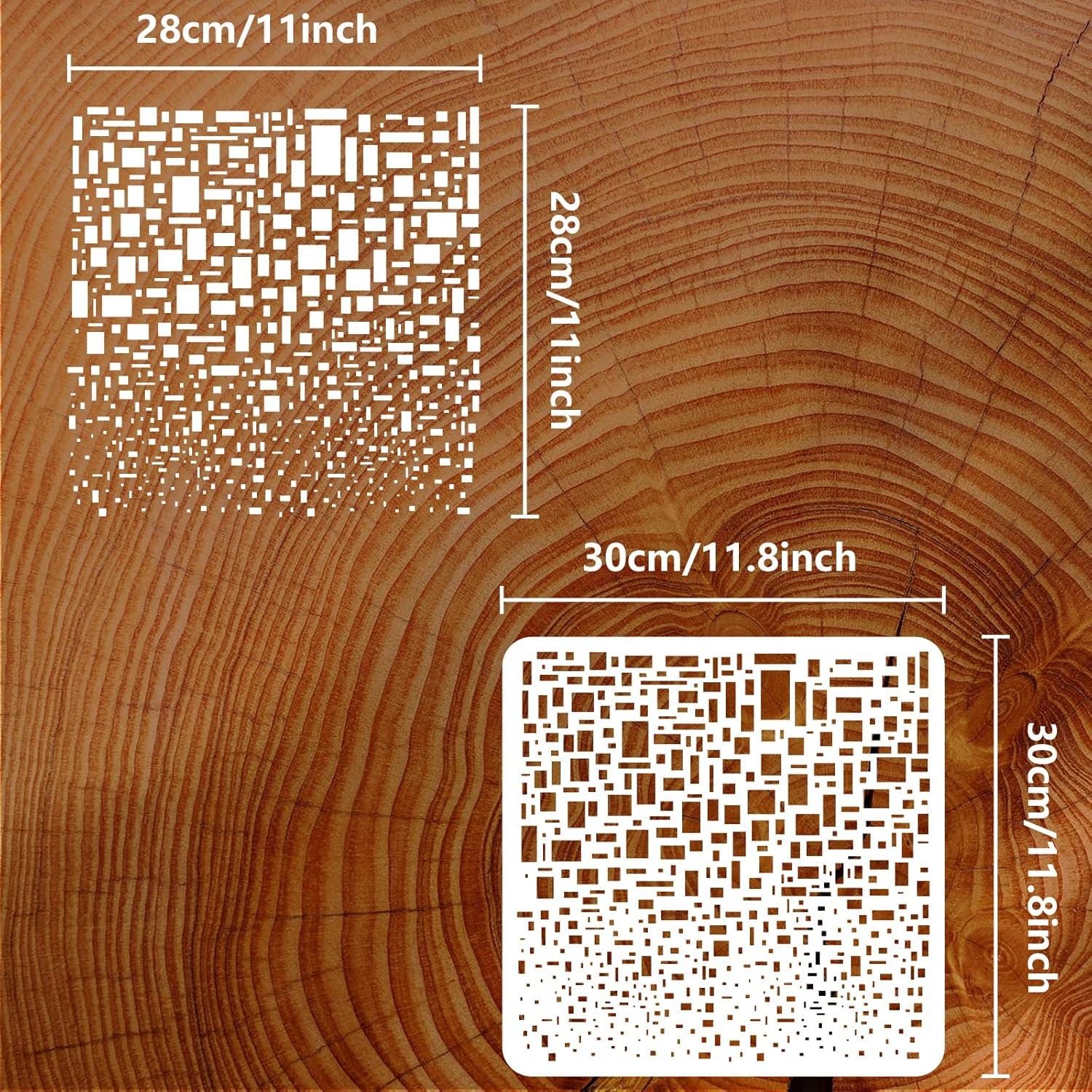 Plantilla Cubista FINGERINSPIRE 30x30 cm Reutilizable