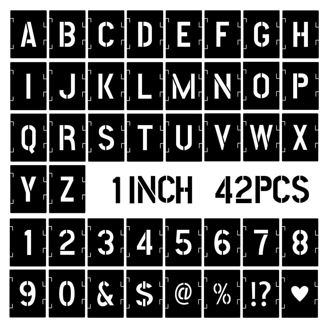 Kit de Plantillas de Manualidades HZMM - 42 Piezas Reutilizables