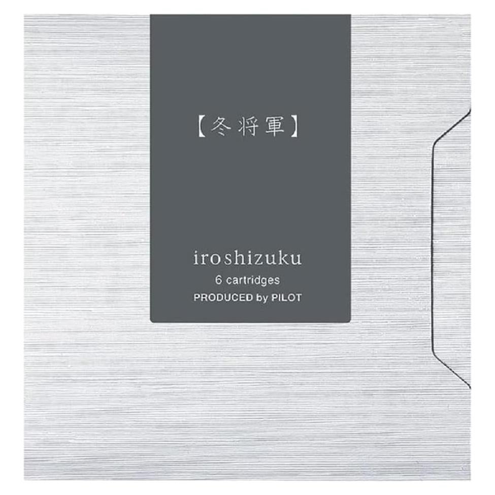 Cartuchos de Tinta Iroshizuku Fuyu-syogun Gris Oscuro 6 Piezas