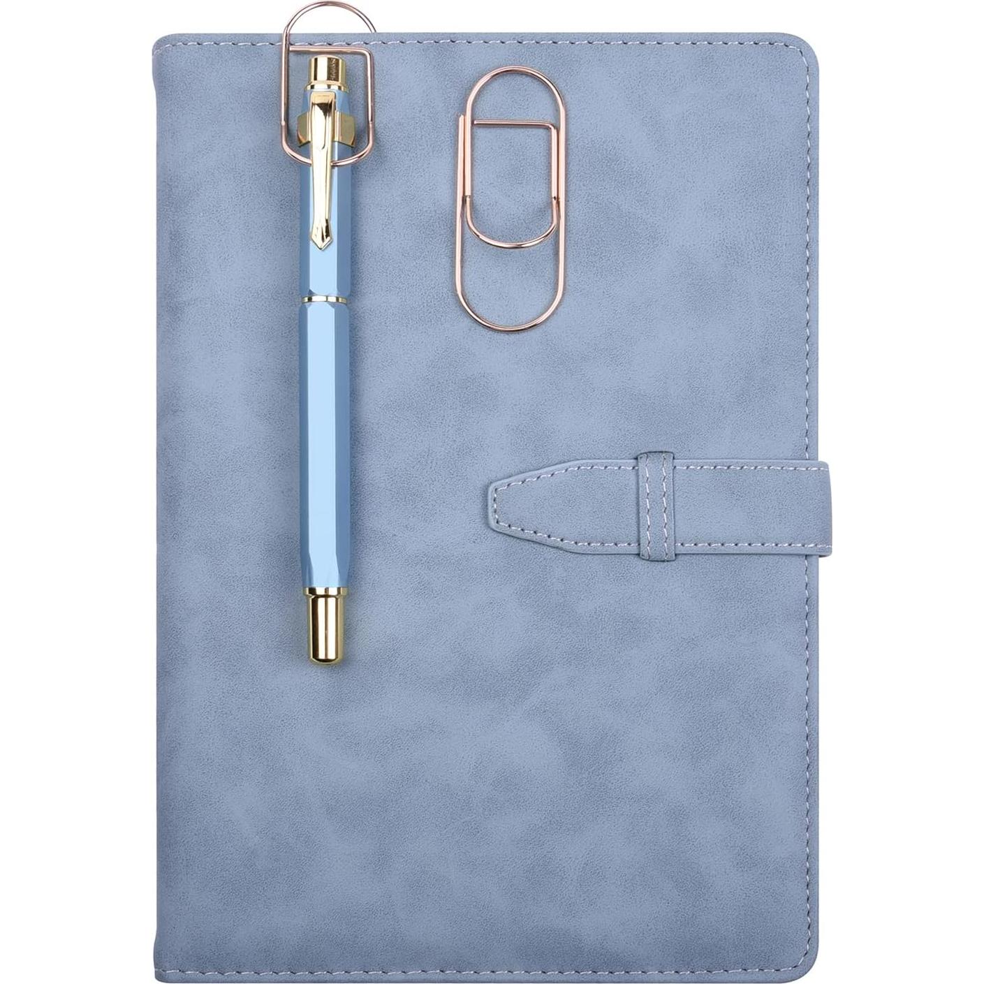 Clip de bolígrafo Wisdompro 12 piezas acero inoxidable oro rosa