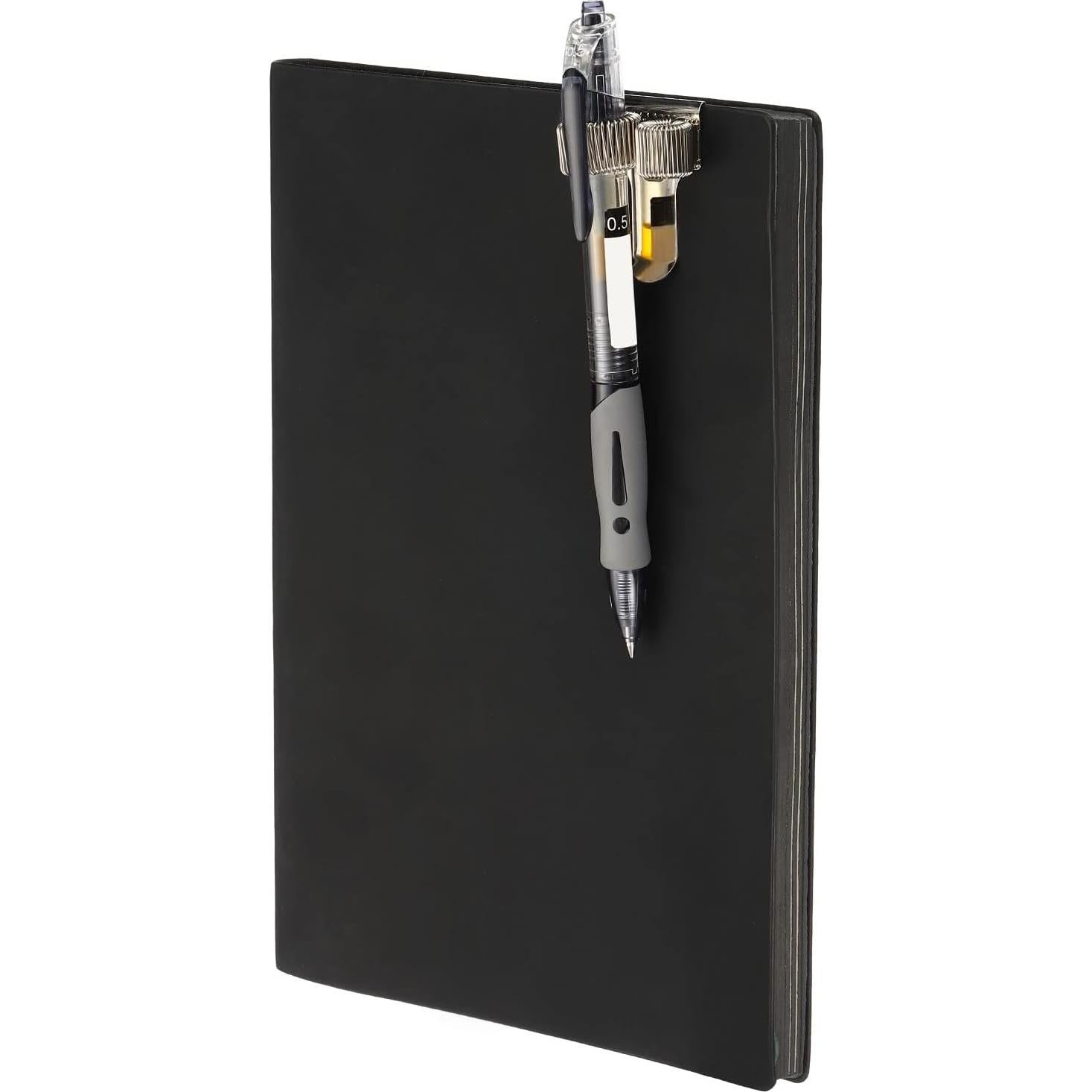 Portapenas metálico PATIKIL 3Pcs clips organizadores plata