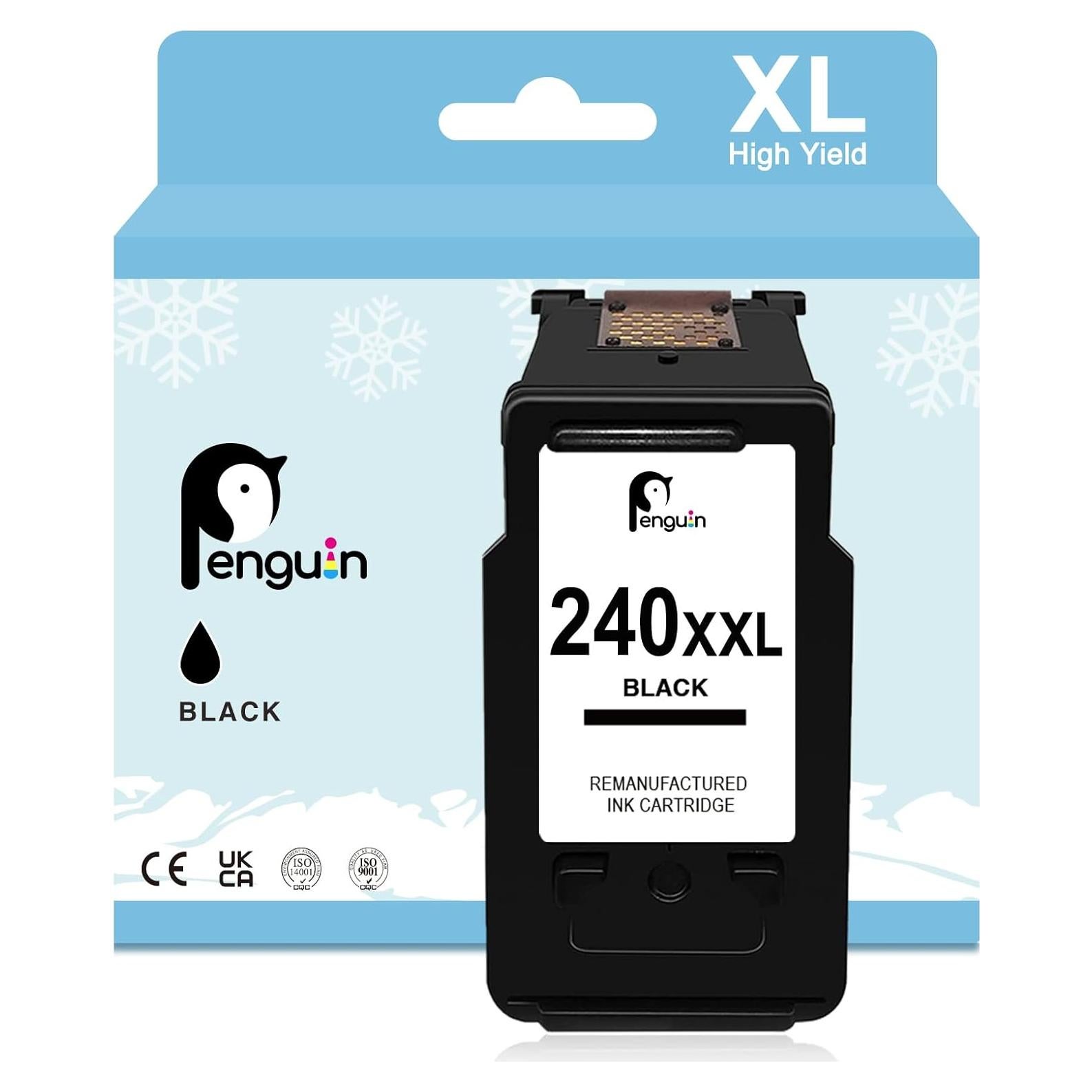 Cartucho de Tinta Remanufacturado Penguin 240XXL Negro para Canon