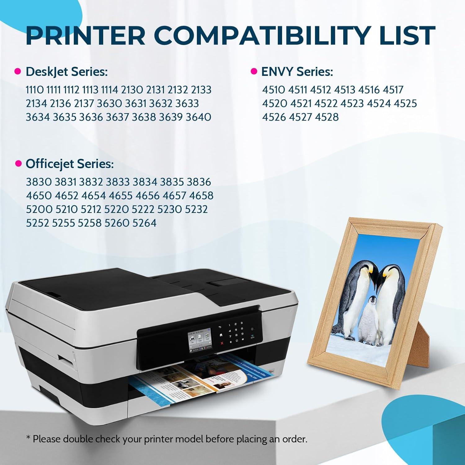 Cartucho de Tinta Negra Penguin 63XL para HP - Paquete de 2