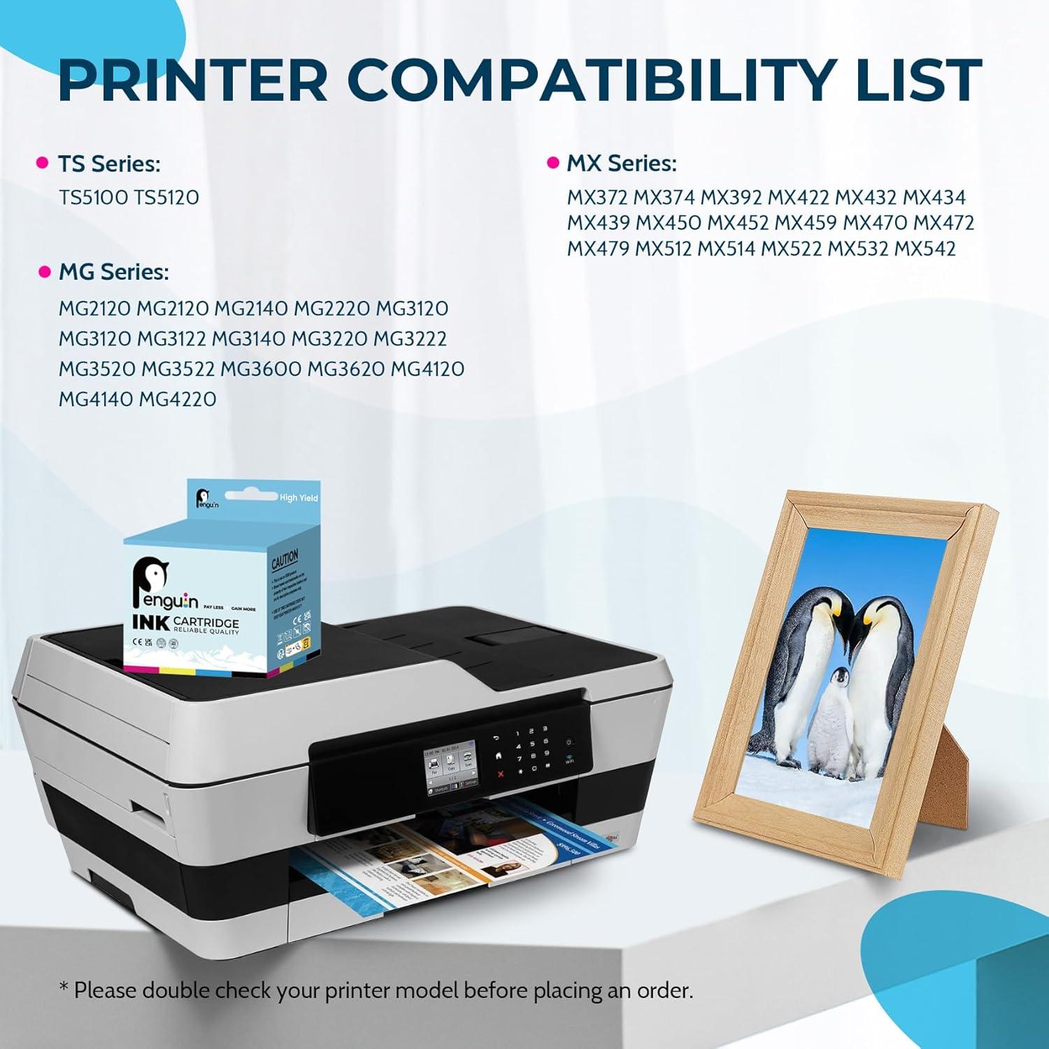 Cartuchos de Tinta Reacondicionados Pingüino 240XL 241XL para Canon