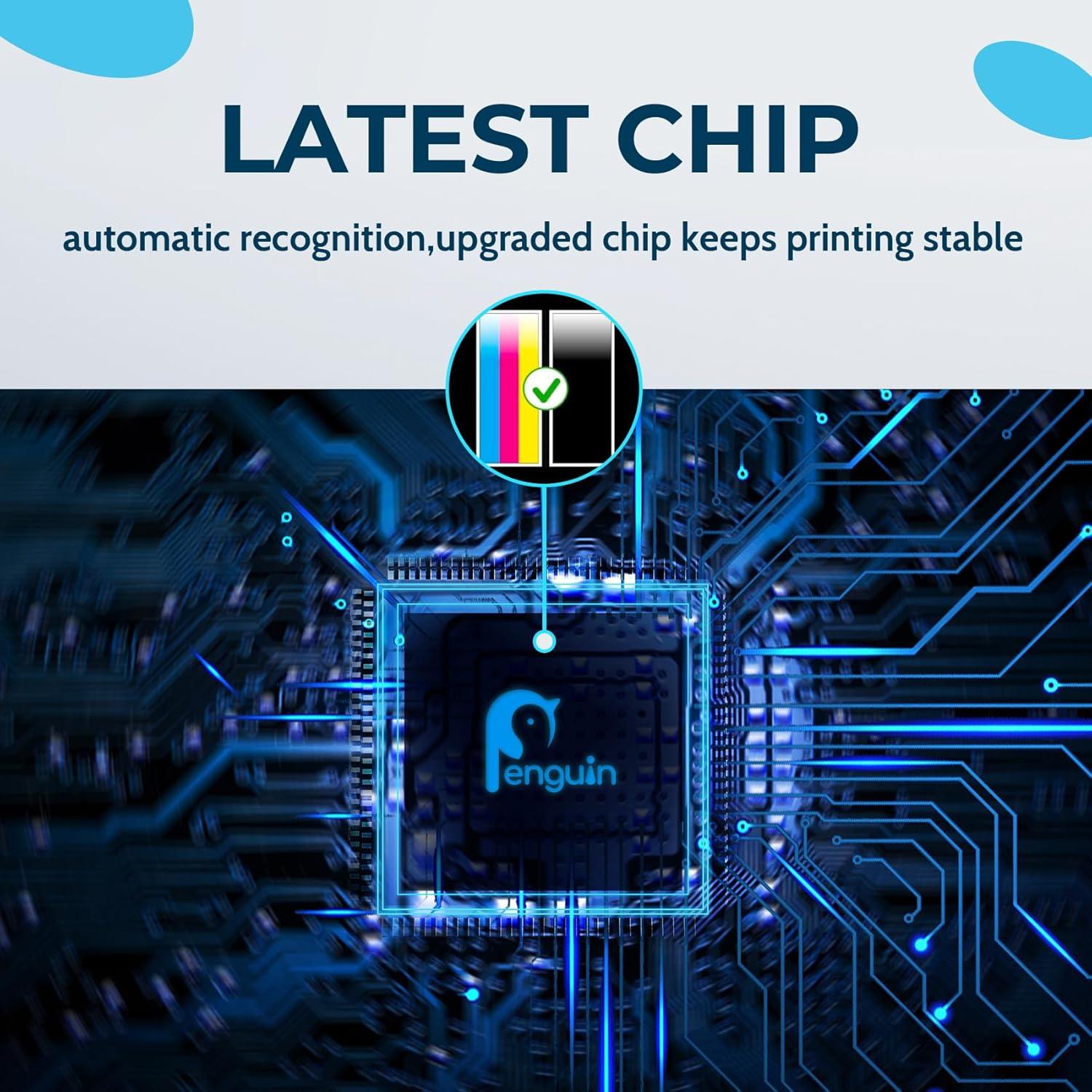 Cartuchos de Tinta Negra Remanufacturados Pingüino HP 67XL - 2 Unidades