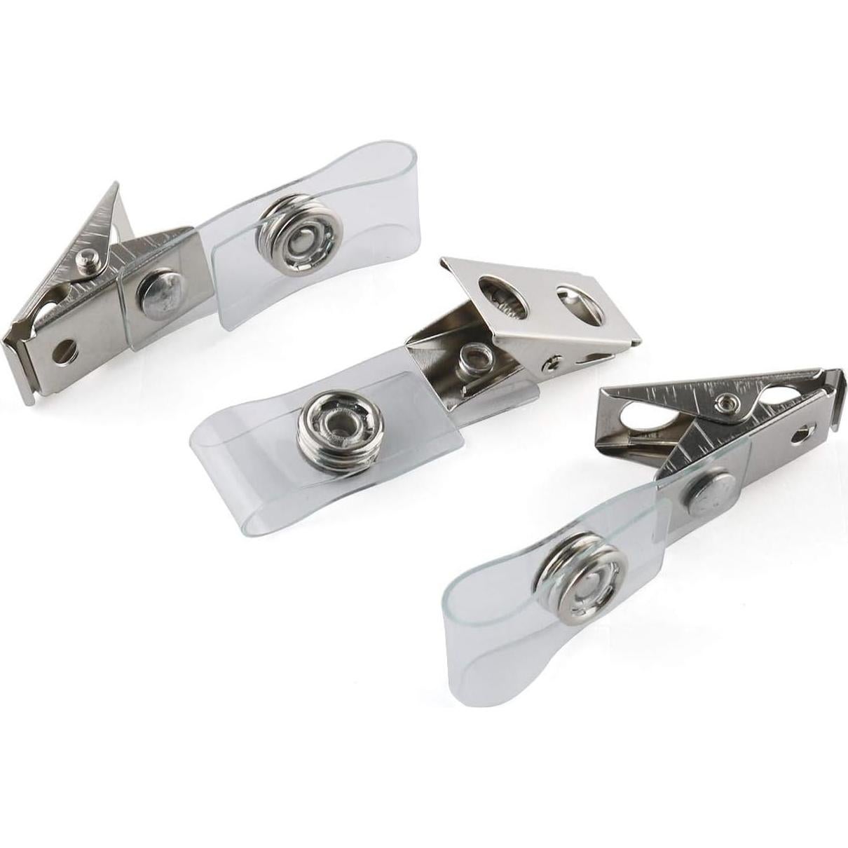 Clips de Insignia de Metal E-outstanding 20PCS con Correas PVC