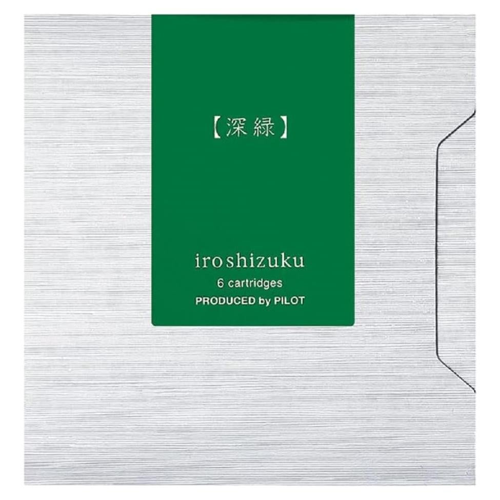 Cartuchos de Tinta Iroshizuku Shin-ryoku Verde Profundo 6 Piezas