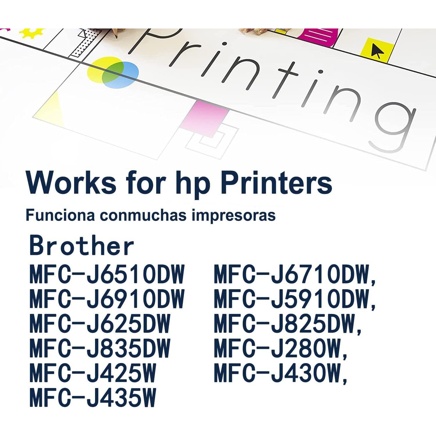 Cartuchos de Tinta OGOUGUAN Compatible Brother LC75 LC79 10PK