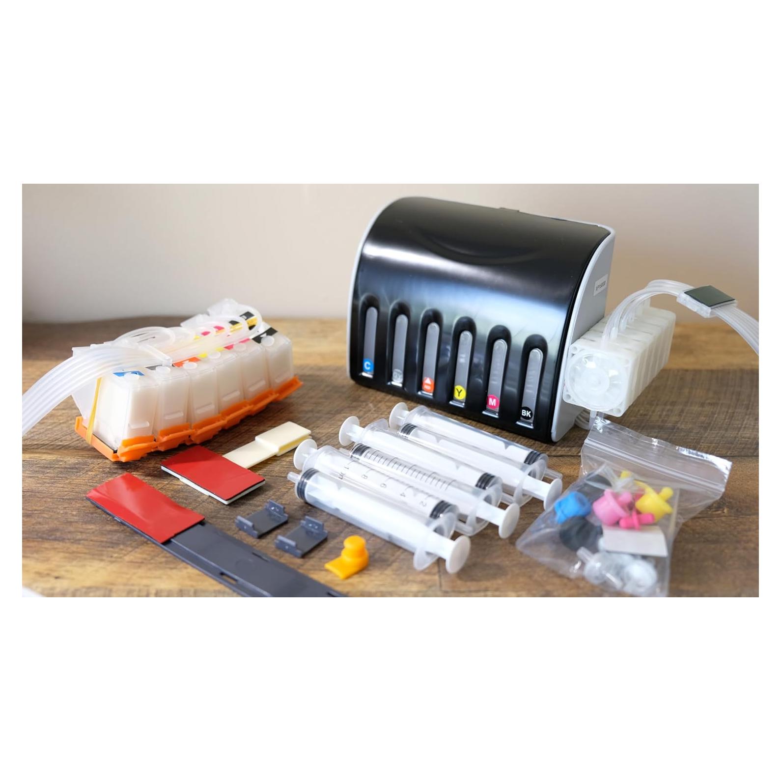 Kit de cartuchos recargables EcoPRO 312XL CISS para impresora Epson XP-15000