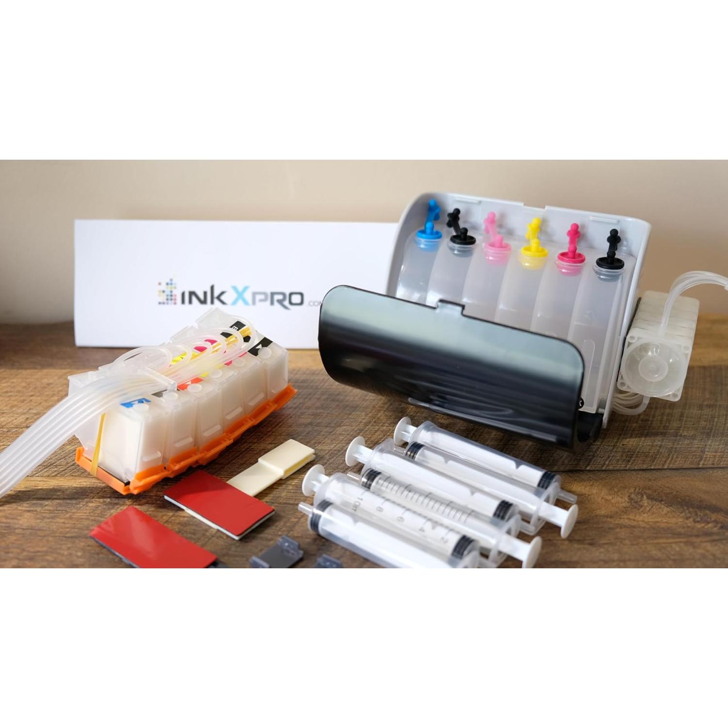 Kit de cartuchos recargables EcoPRO 312XL CISS para impresora Epson XP-15000