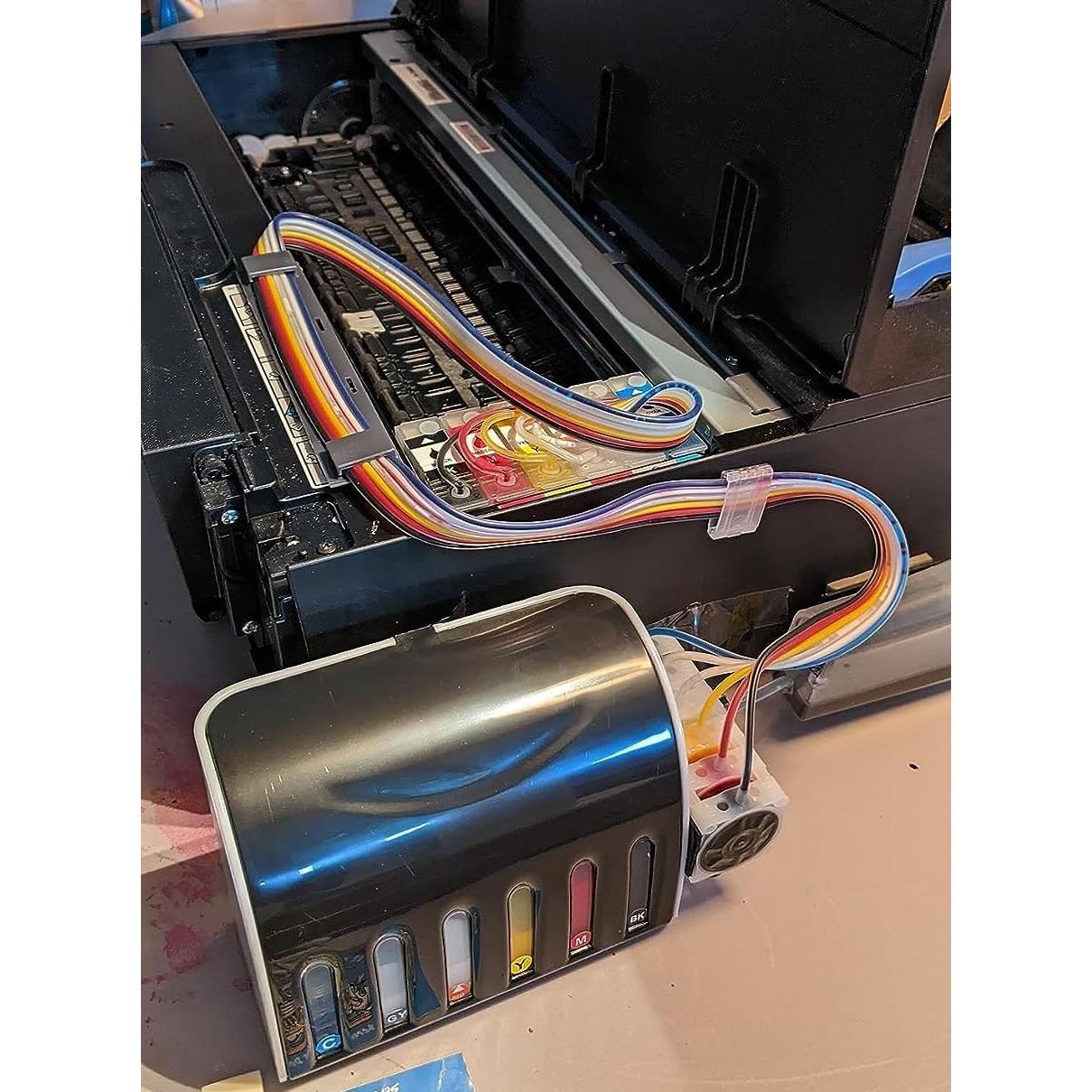 Kit de cartuchos recargables EcoPRO 312XL CISS para impresora Epson XP-15000