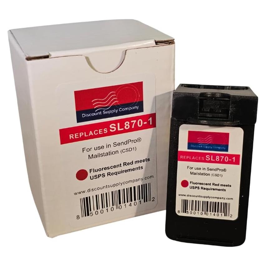 Cartucho de Tinta Roja Compatible 18ml Discount Supply para SendPro