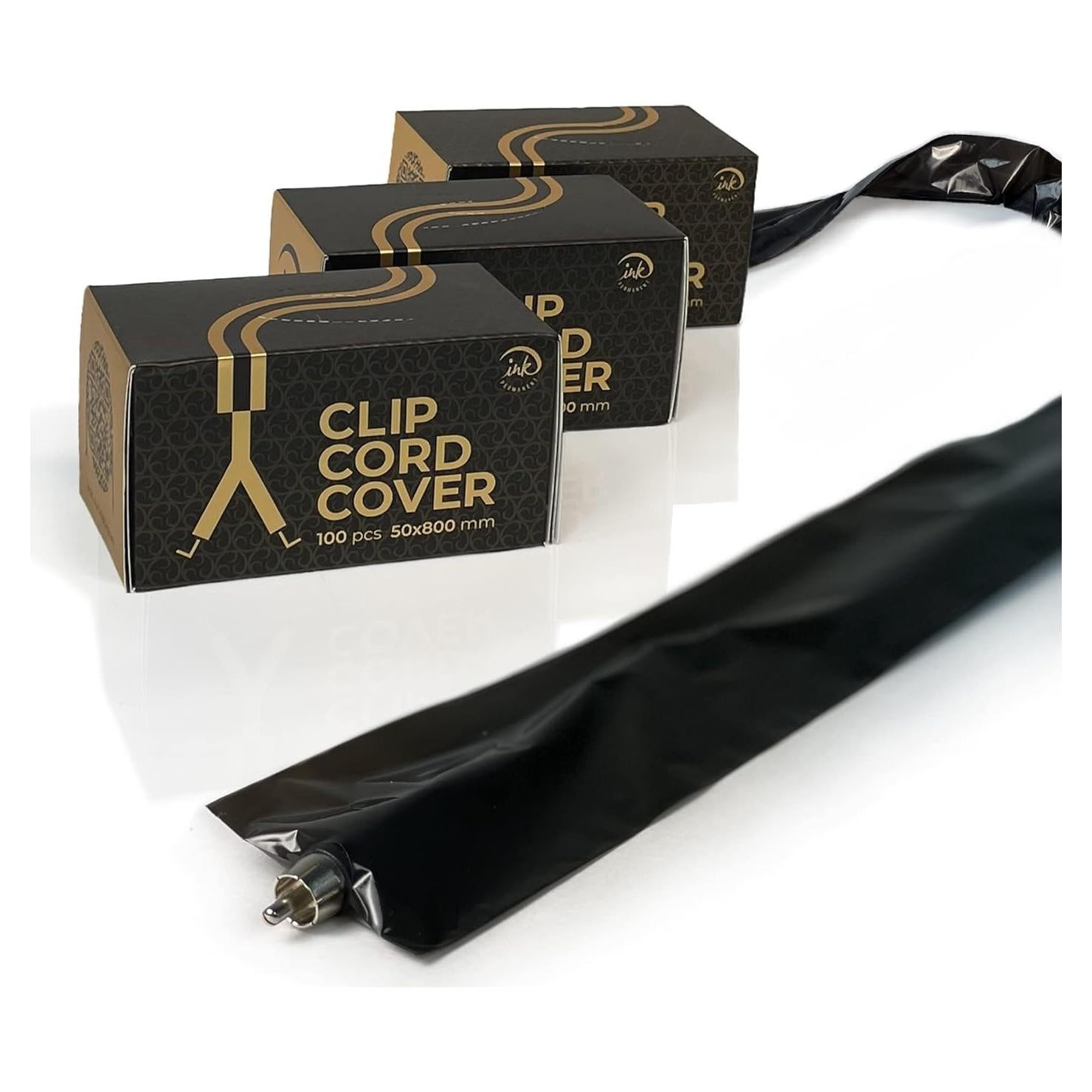 Cubiertas desechables para cables de tatuaje Ink Permanent 100 unidades