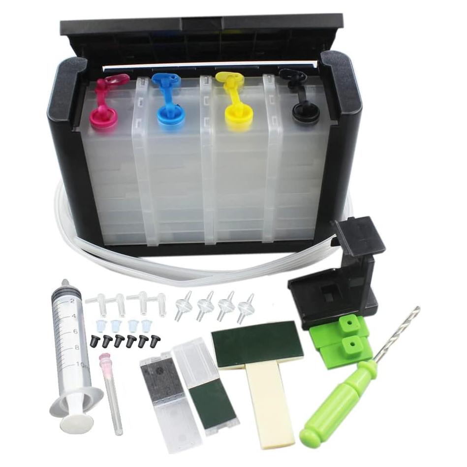 Kit CISS DIY 4 Colores UniPrint para Cartuchos HP 21 22 60XL 61XL