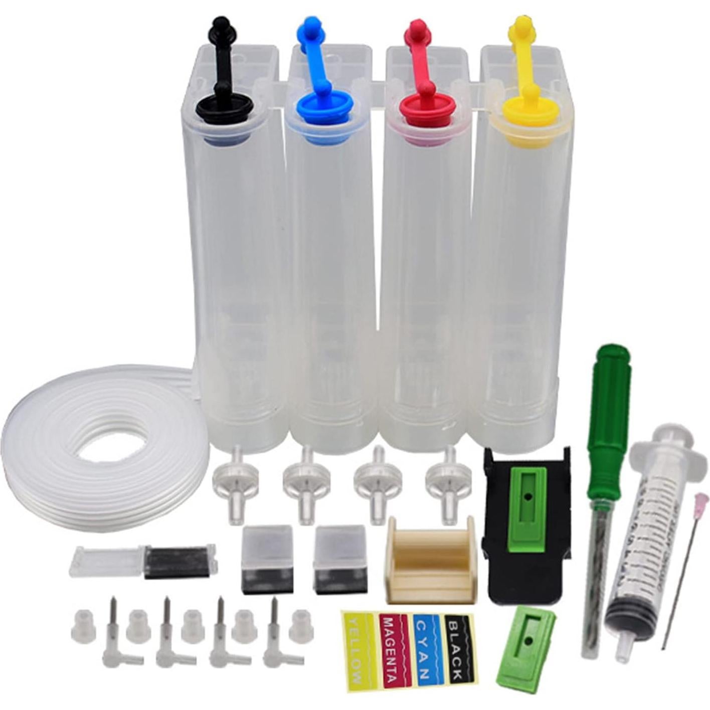 Kit de recarga de tinta para impresora HYROOY 80ml x 4 colores