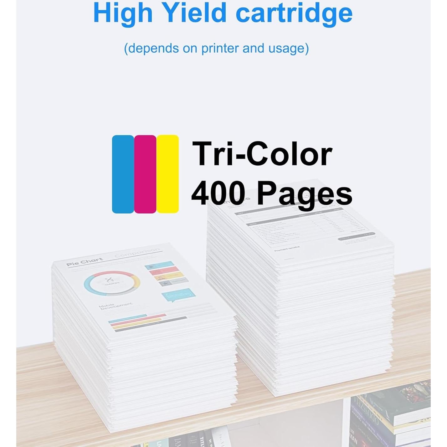 Cartuchos de tinta tricolor OGOUGUAN HP 110 CB304AN - 2 paquetes