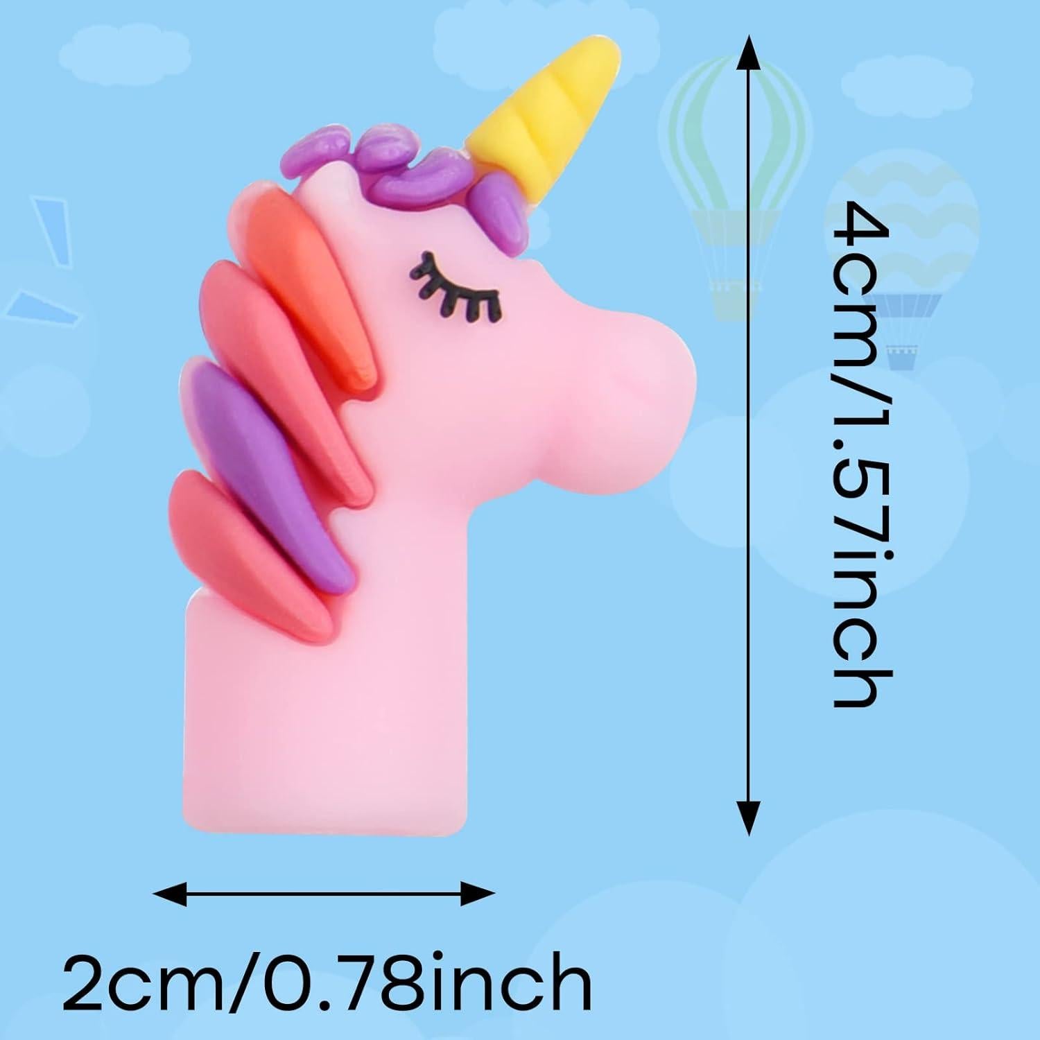 Adornos de Lápiz de Silicona ELECLAND - 27 Piezas Animales