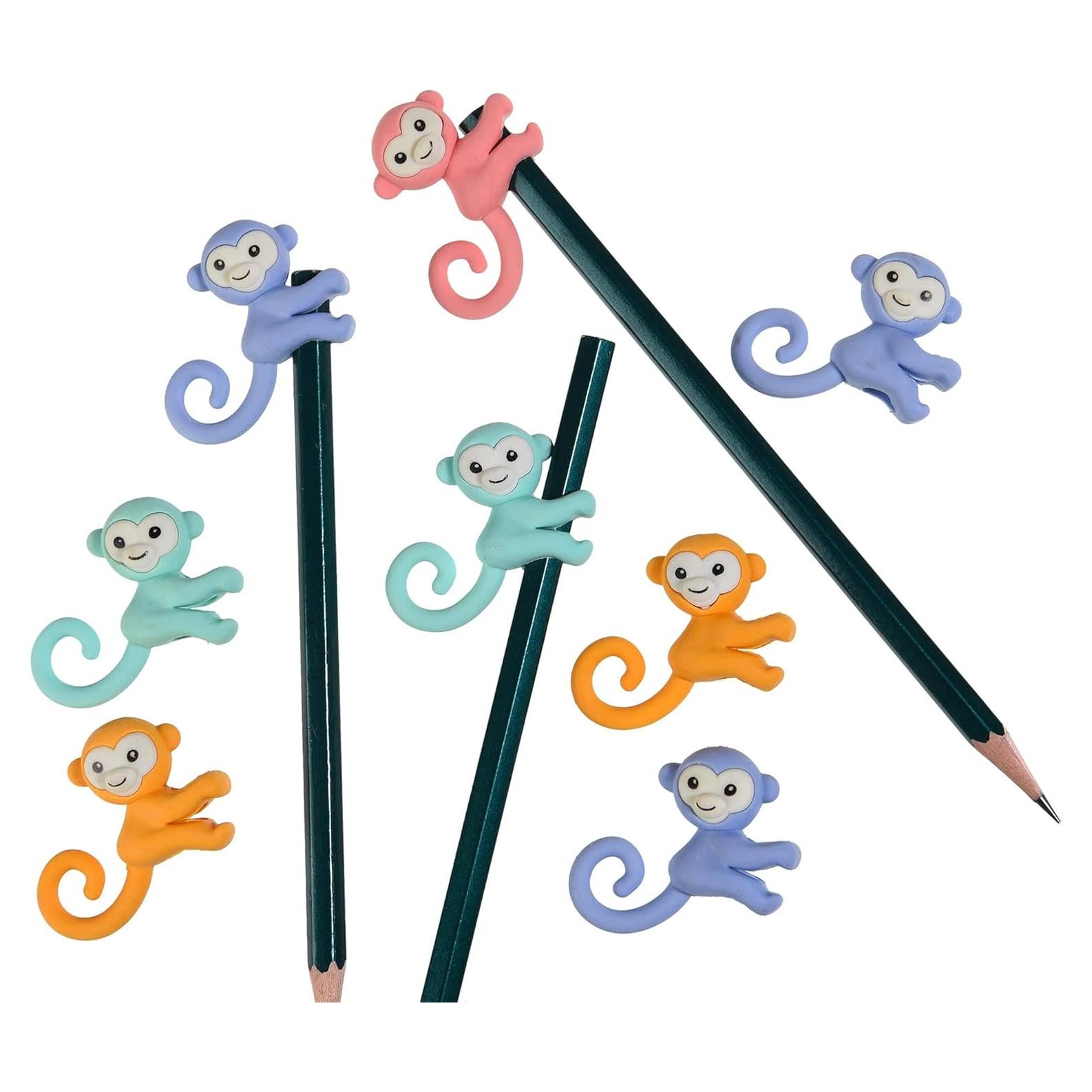 32 Gomas de Borrar en Forma de Mono MGTECH - Duraderas y Lindas