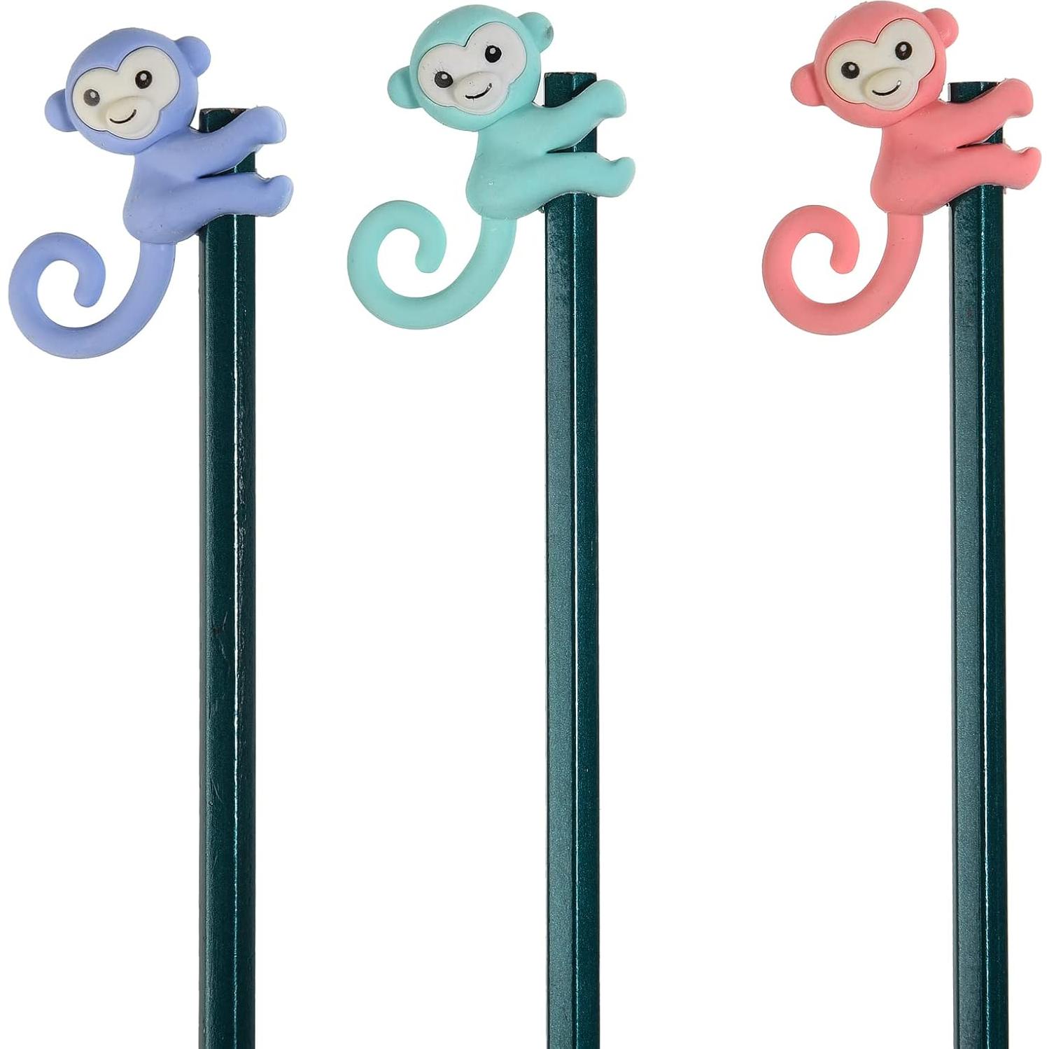 32 Gomas de Borrar en Forma de Mono MGTECH - Duraderas y Lindas