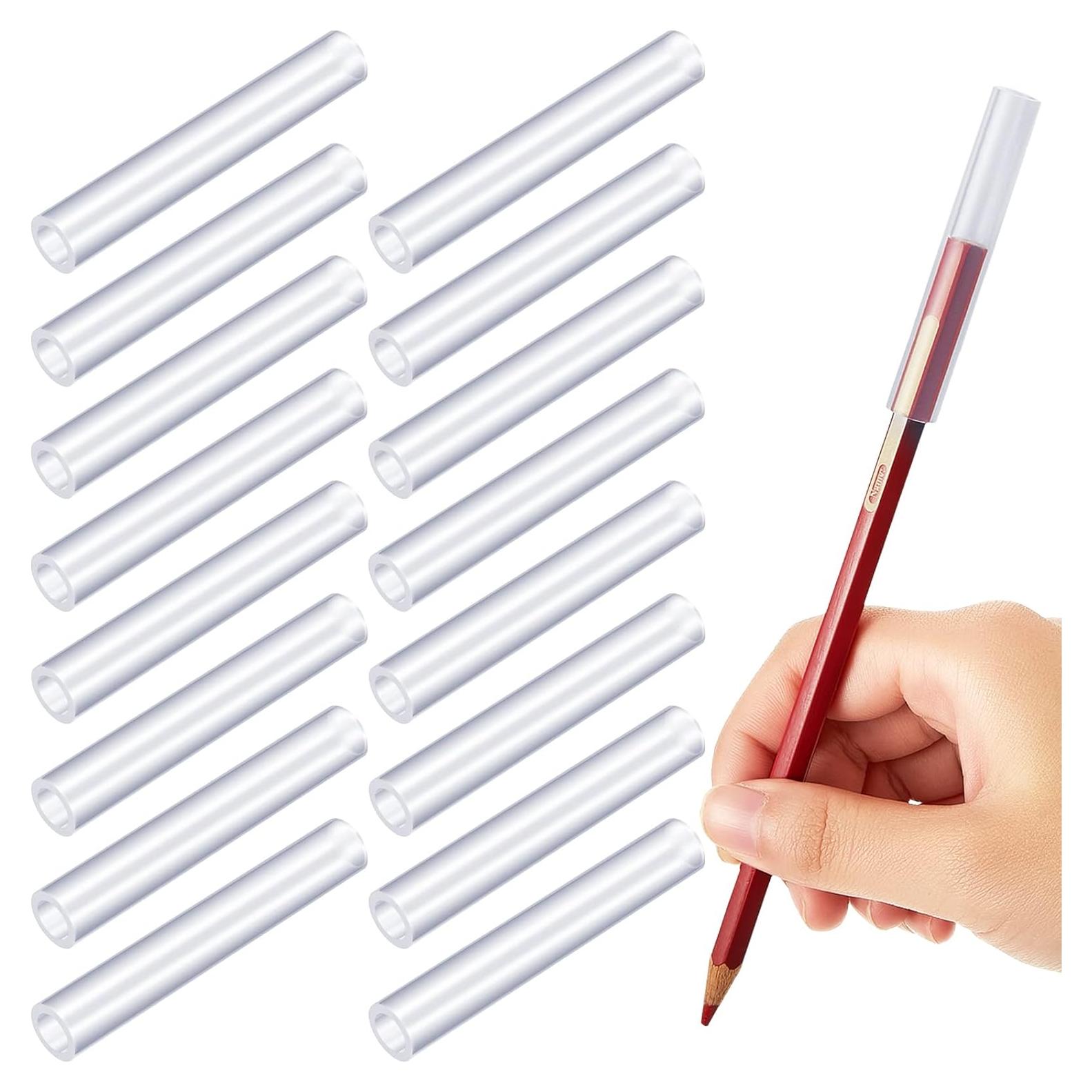 36 Tapas de Lápiz Masticables Marspark - Silicona Transparente