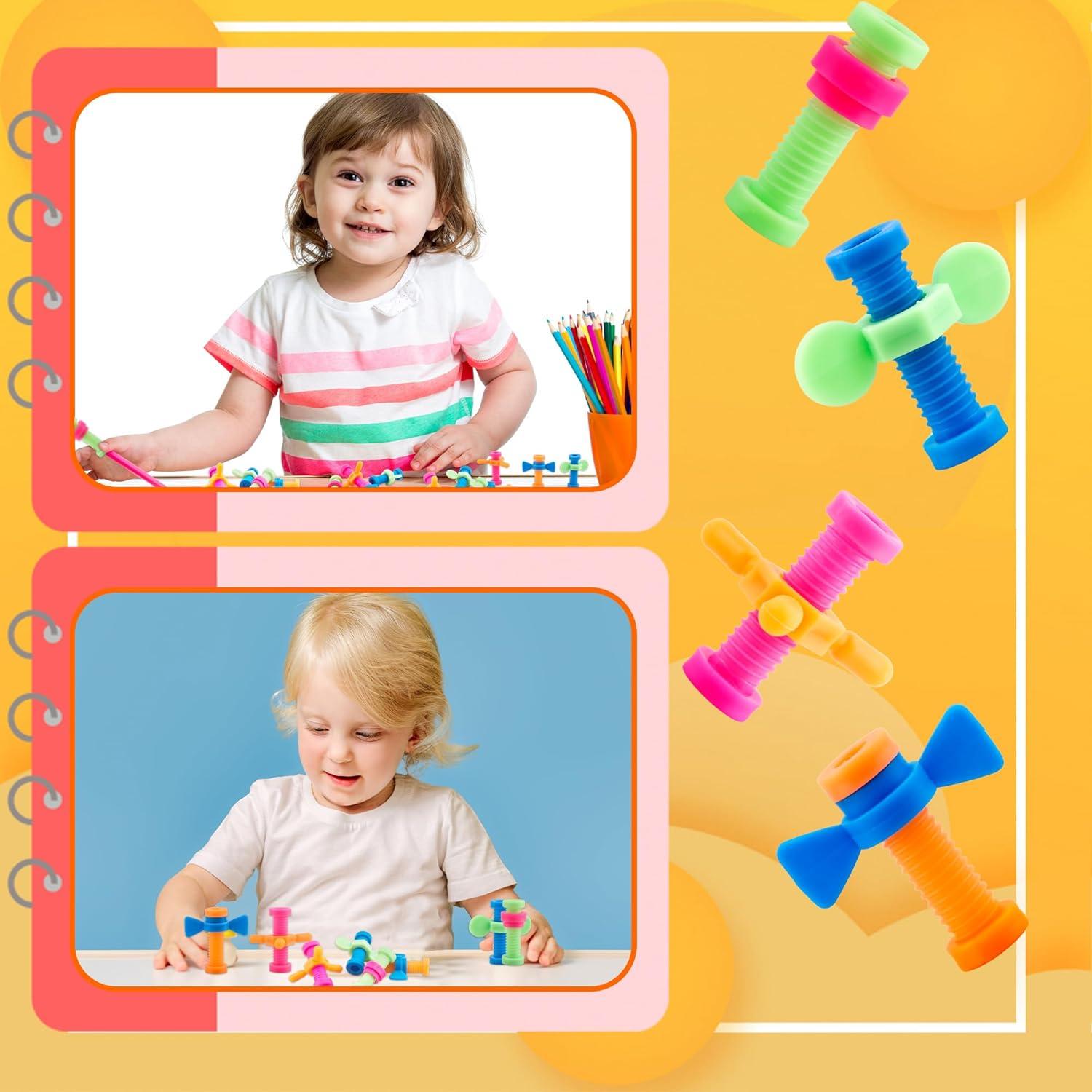 56 Tapas de Lápiz Giratorias Coloridas Hoarost - Juguetes para Niños