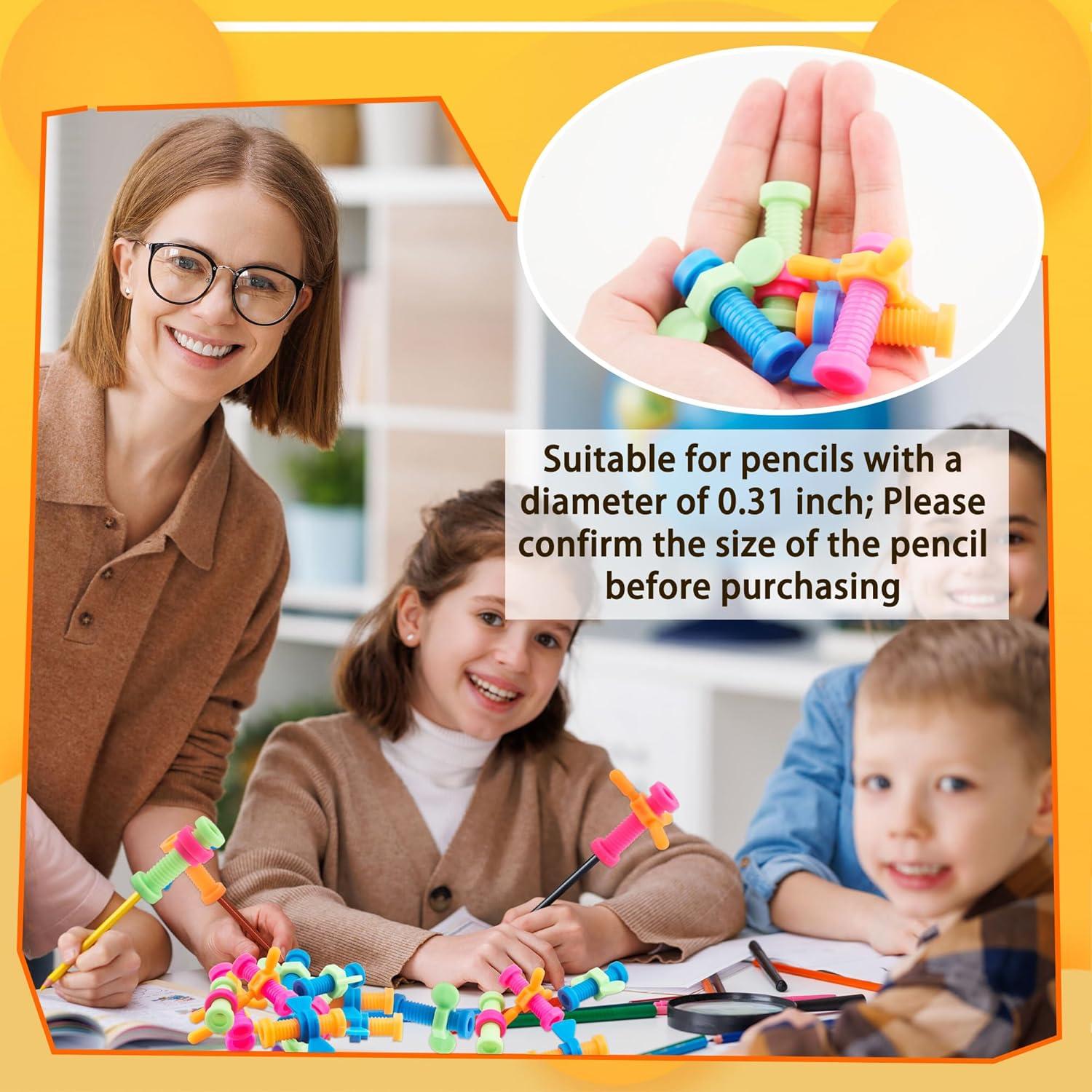 56 Tapas de Lápiz Giratorias Coloridas Hoarost - Juguetes para Niños