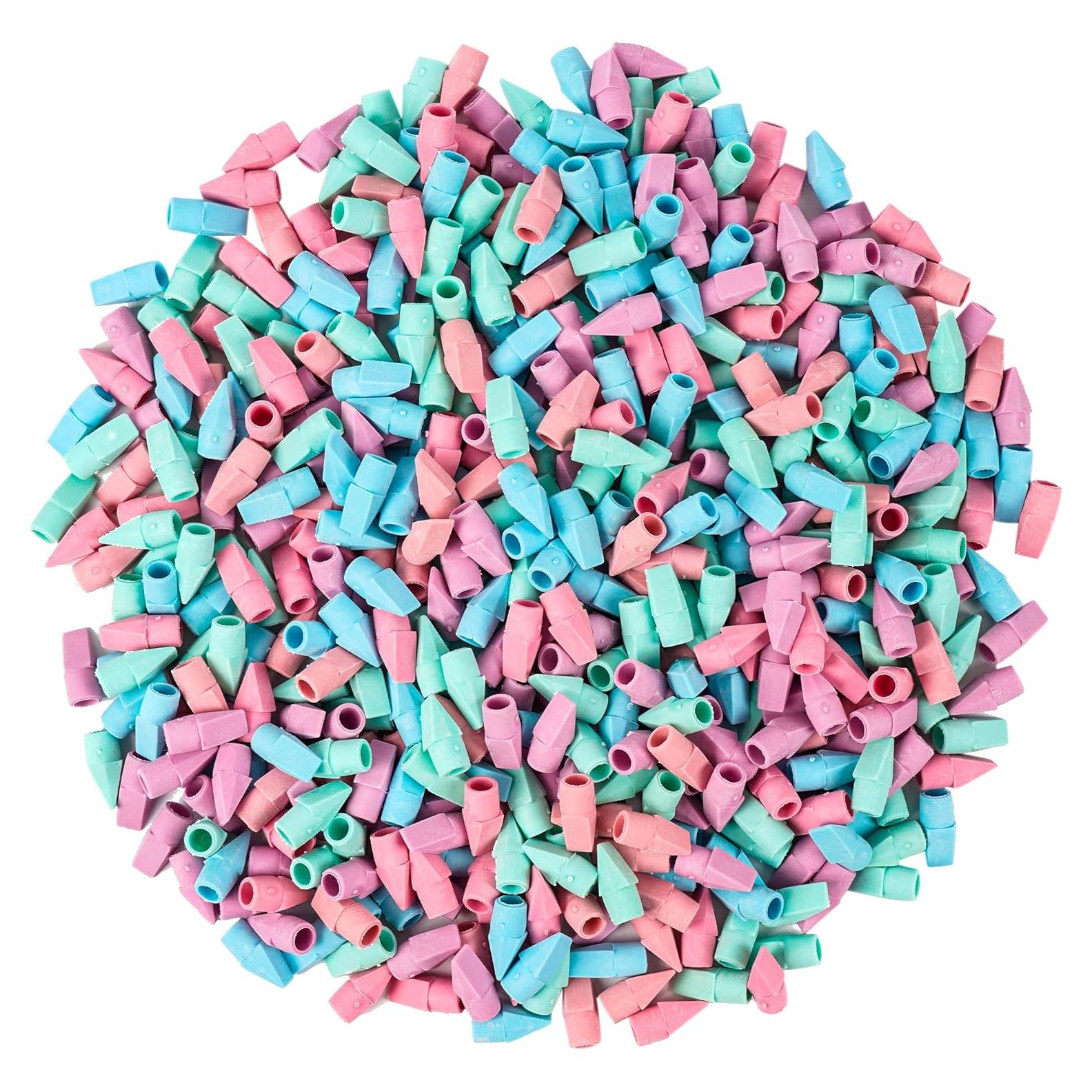 Paquete de 500 Tapas de Borrador de Lápiz Kolewo4ever