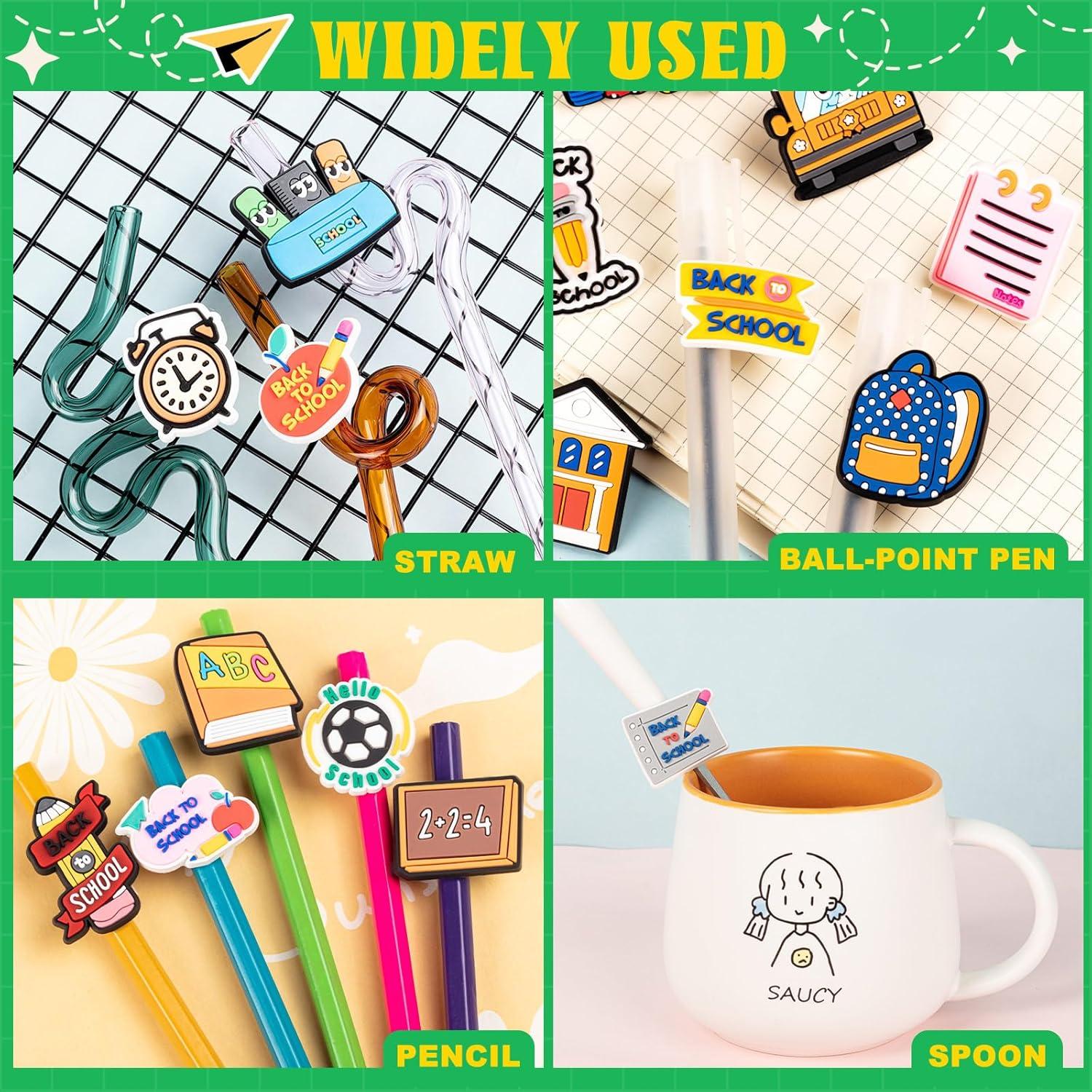 Clips de Lápiz WDAHDHP Multicolor - 50 Piezas para Escuela