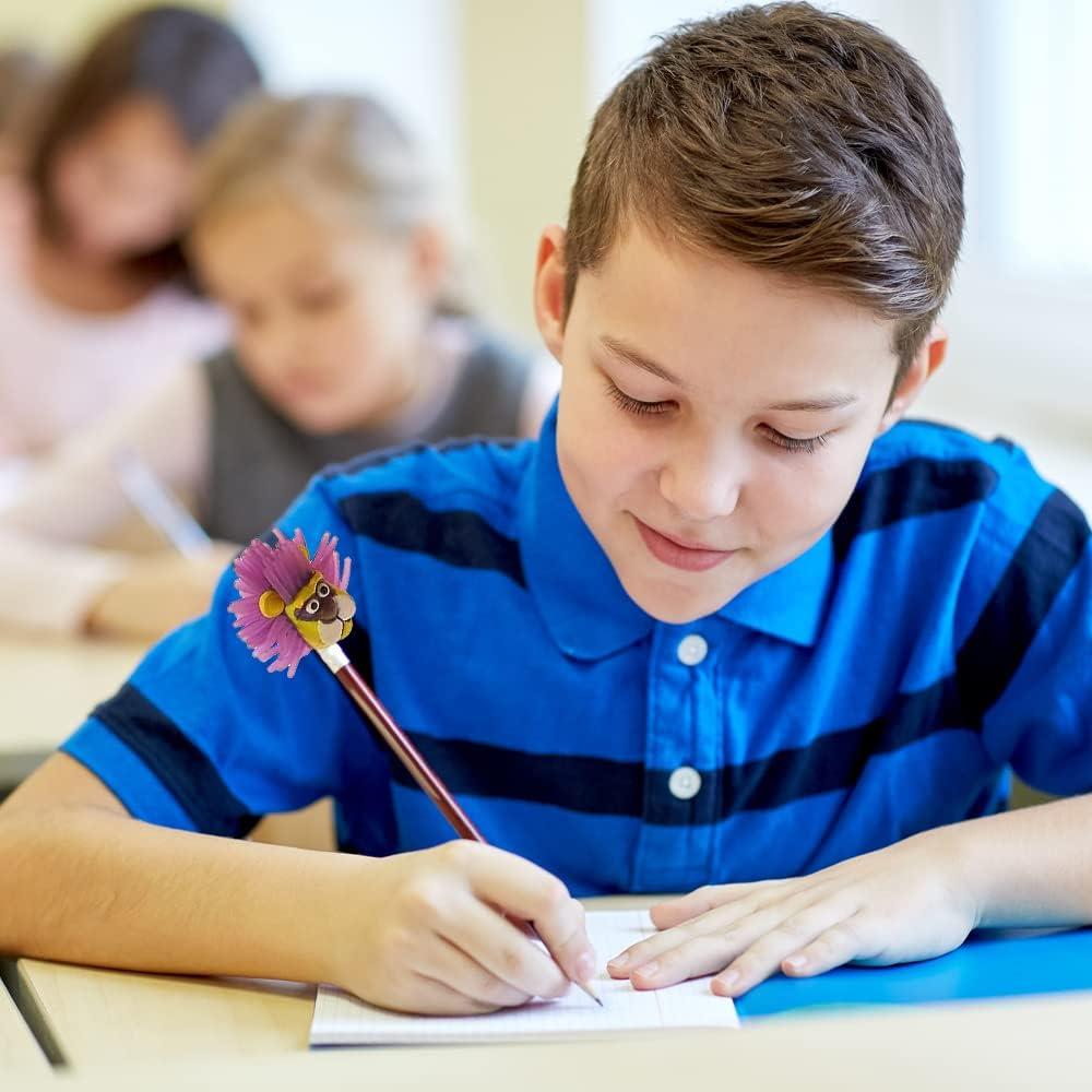 Set de 12 Adornos de Lápiz de Animales ArtCreativity