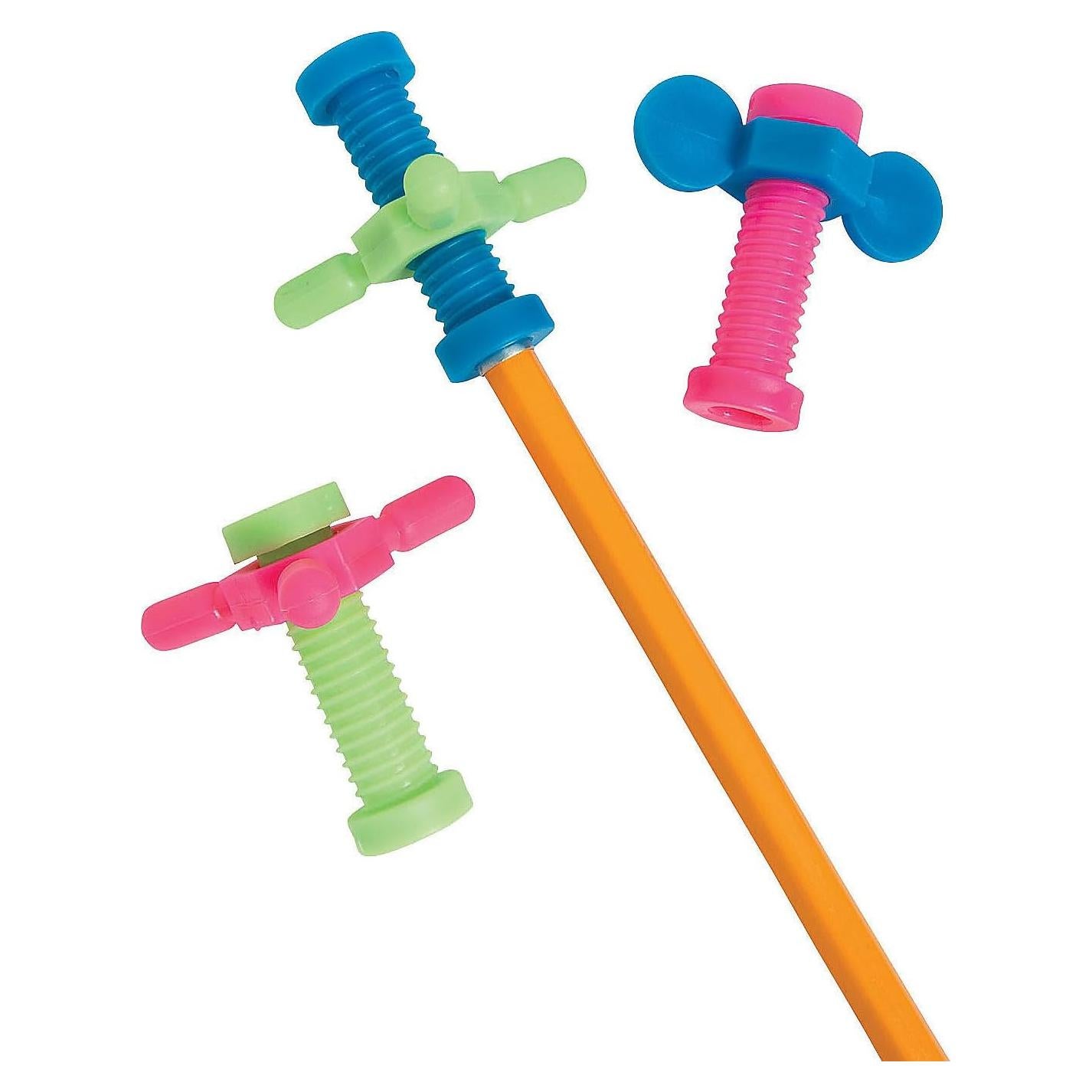 Toppers de Lápiz Antiestrés Fun Express - Paquete de 48 Unidades