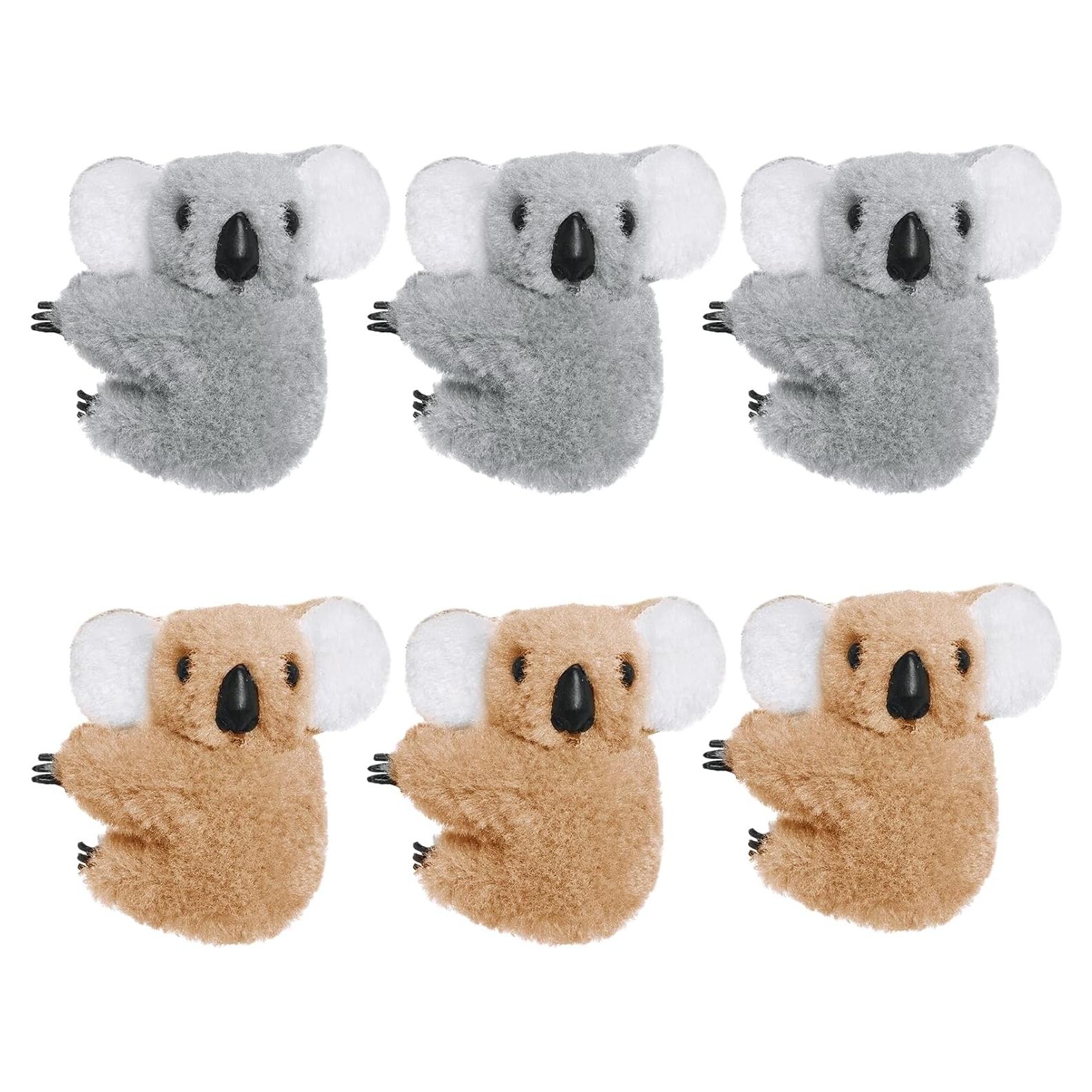 Set de 6 Clips de Koala Adorno de Lápiz 7cm Haakong