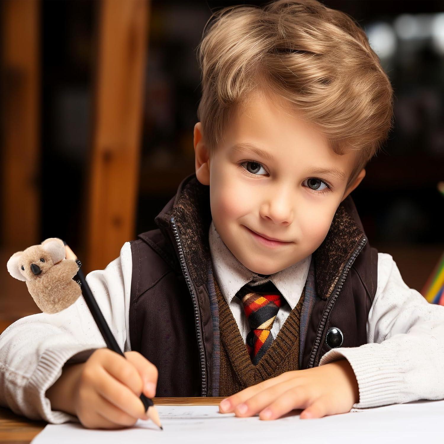 8 Clips de Koala de Peluche DANUDON para Lápices y Cables