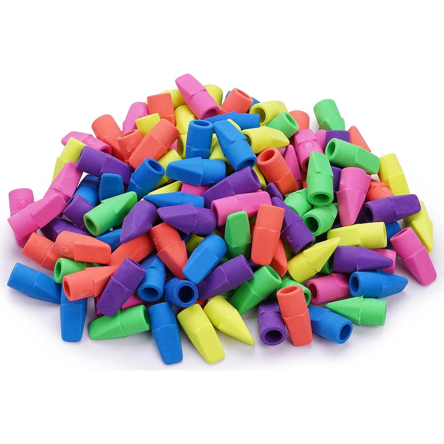 Tapas de Borradores de Lápiz Ezzgol 128 Piezas Sin Látex