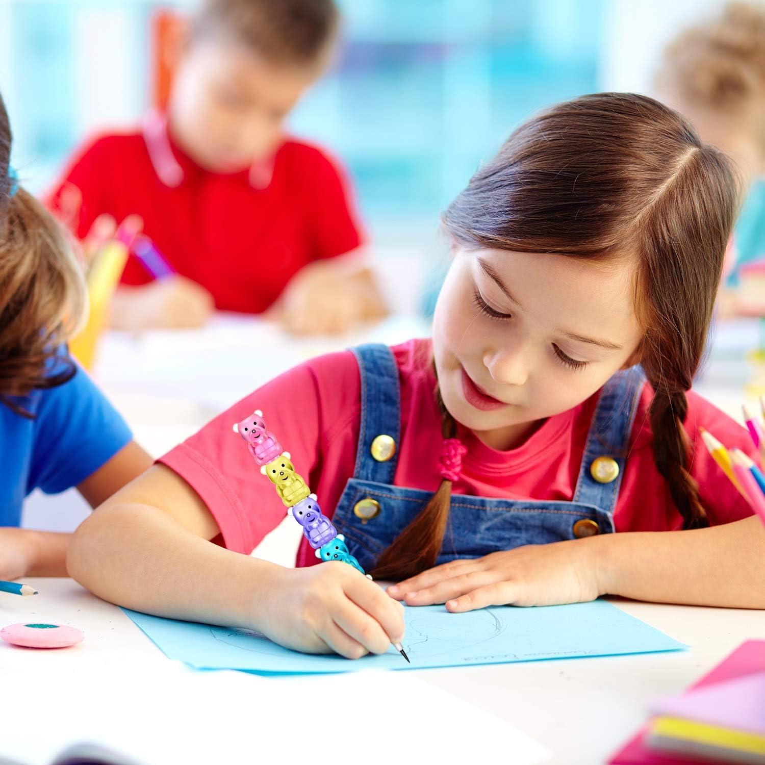 Lápices Apilables Boao 30 Pcs Oso Coloreados 5 en 1