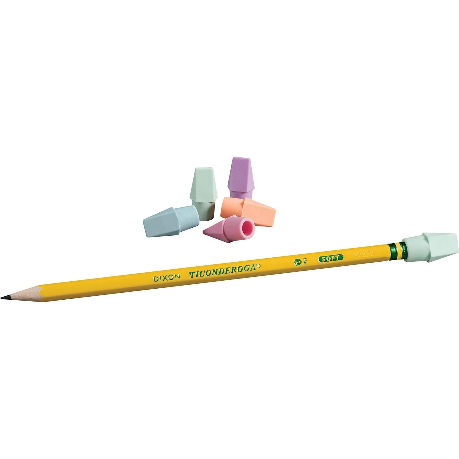 Borradores Ticonderoga pastel 10 unidades, libres de látex