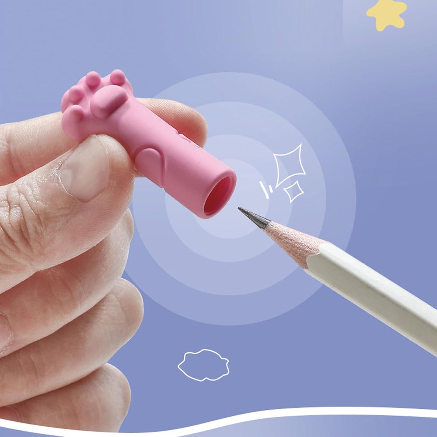 30 Tapas de Lápiz Goma de Borrar MOZXIRZ en Forma de Gato