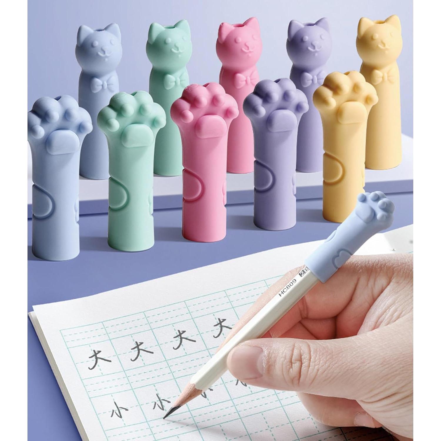 30 Tapas de Lápiz Goma de Borrar MOZXIRZ en Forma de Gato