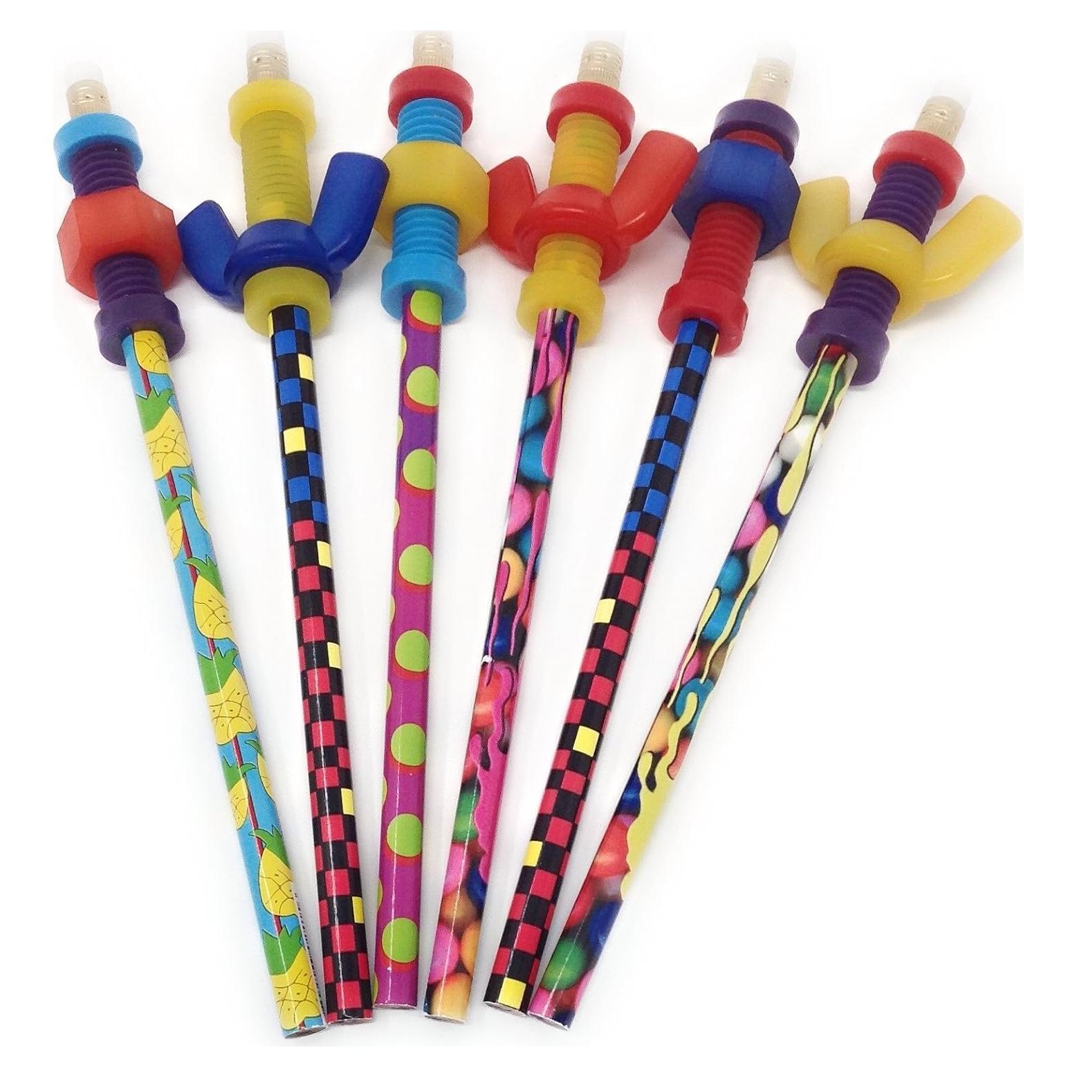 Set de 6 toppers de lápiz Fidget Prodico - Colores variados