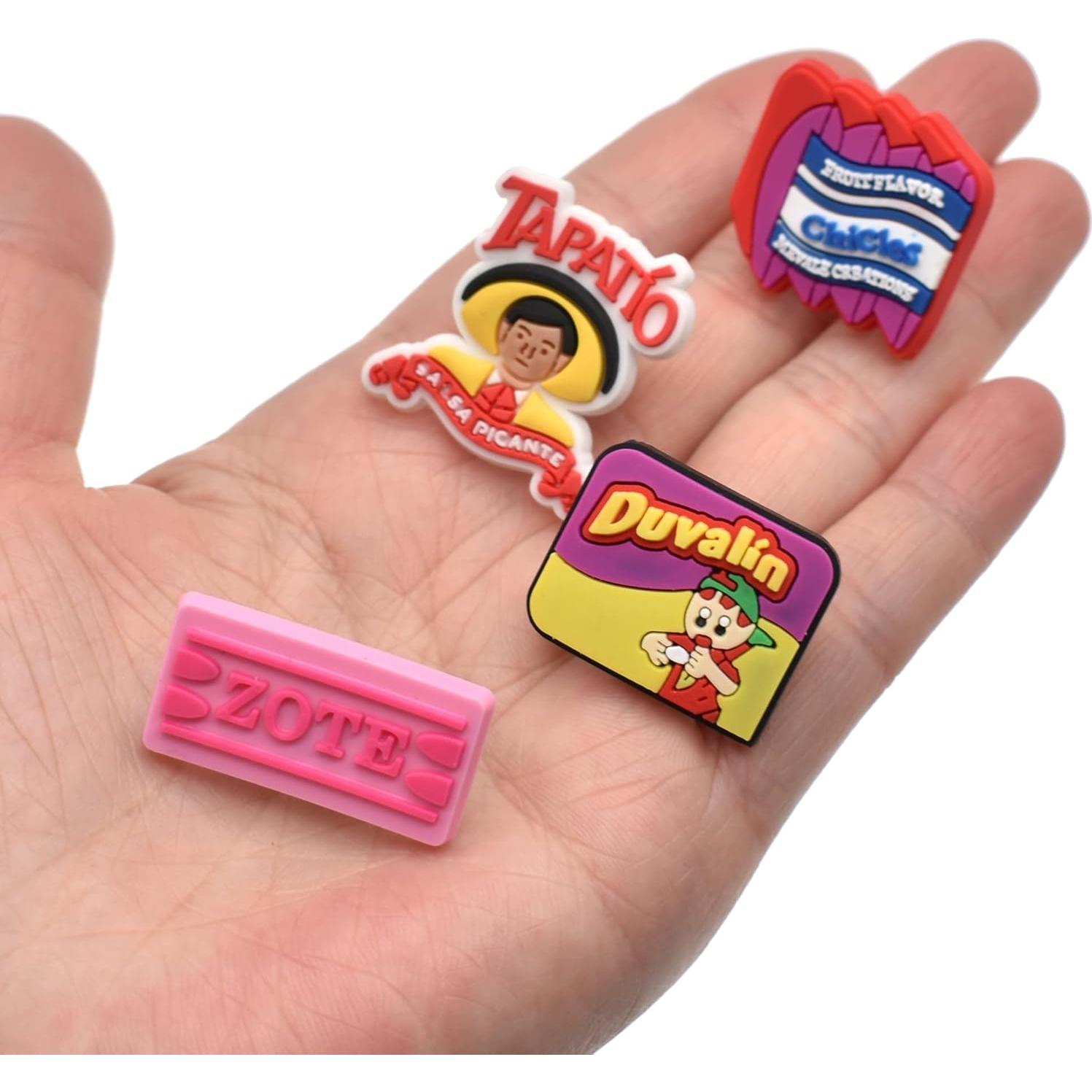 24 Adornos para Lápices Mexicanos Pabucle - Clip Decorativo